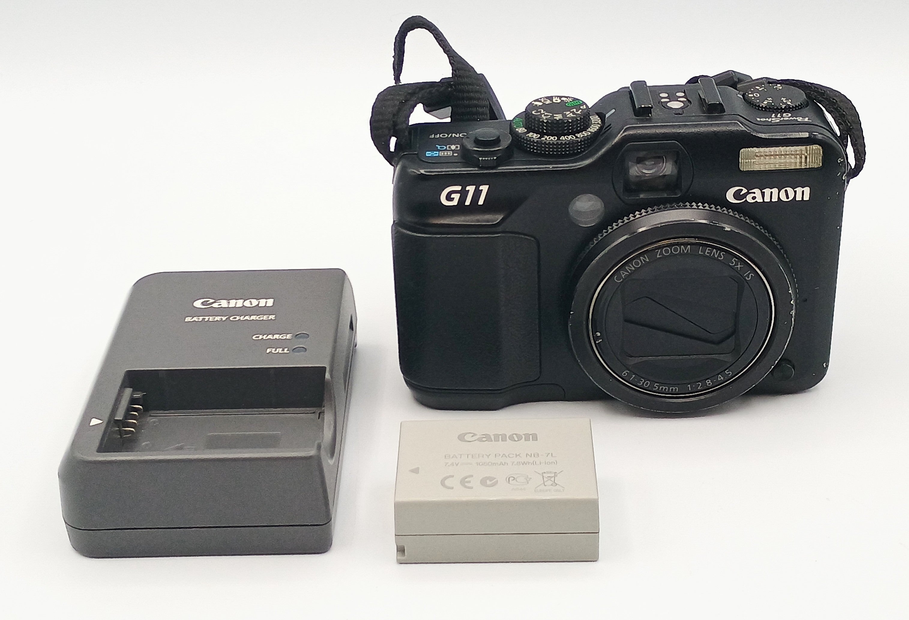 Used Canon Powershot G11 Digital Point and Shoot Camera