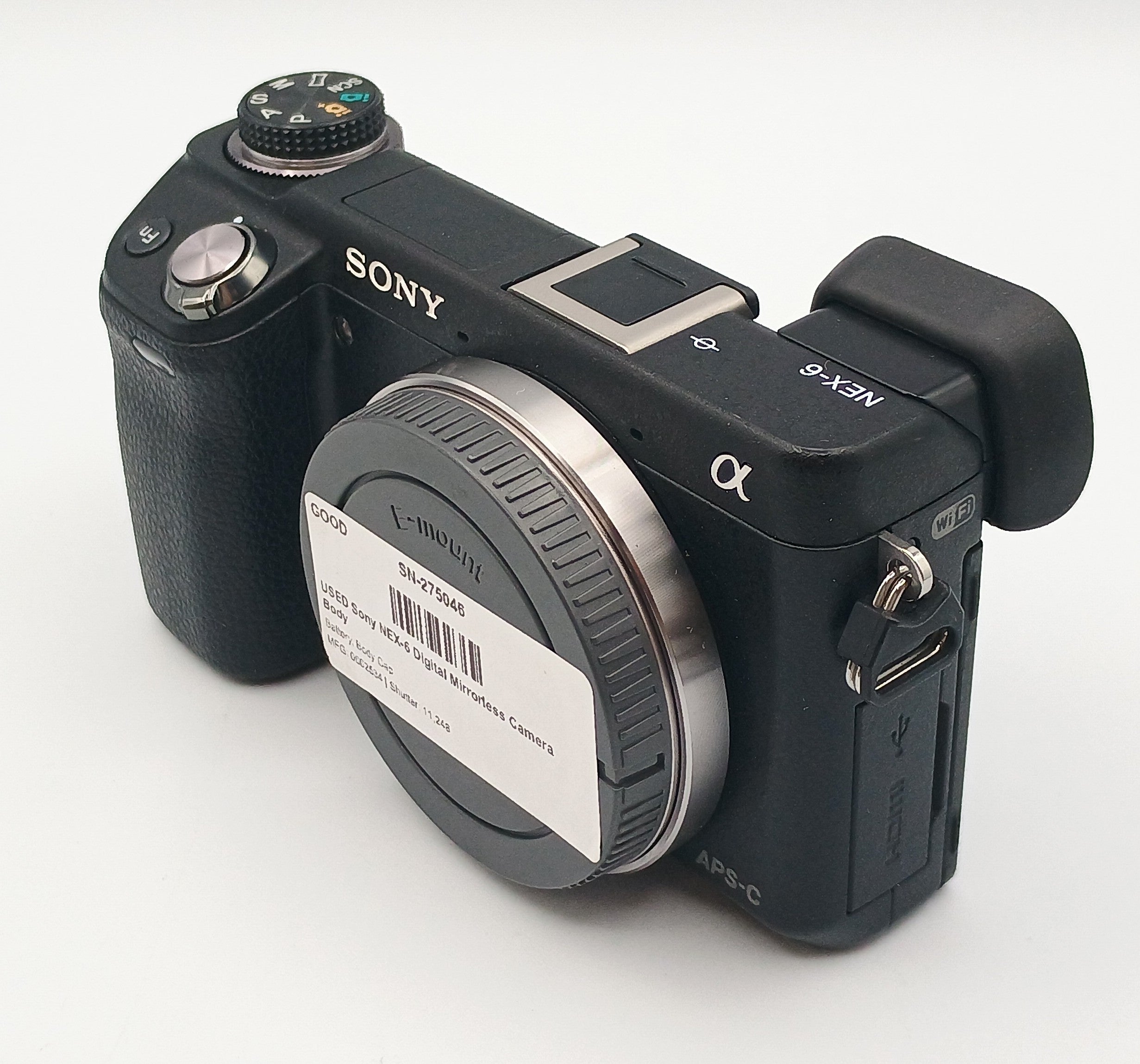 USED Sony NEX-6 Digital Mirrorless Camera Body