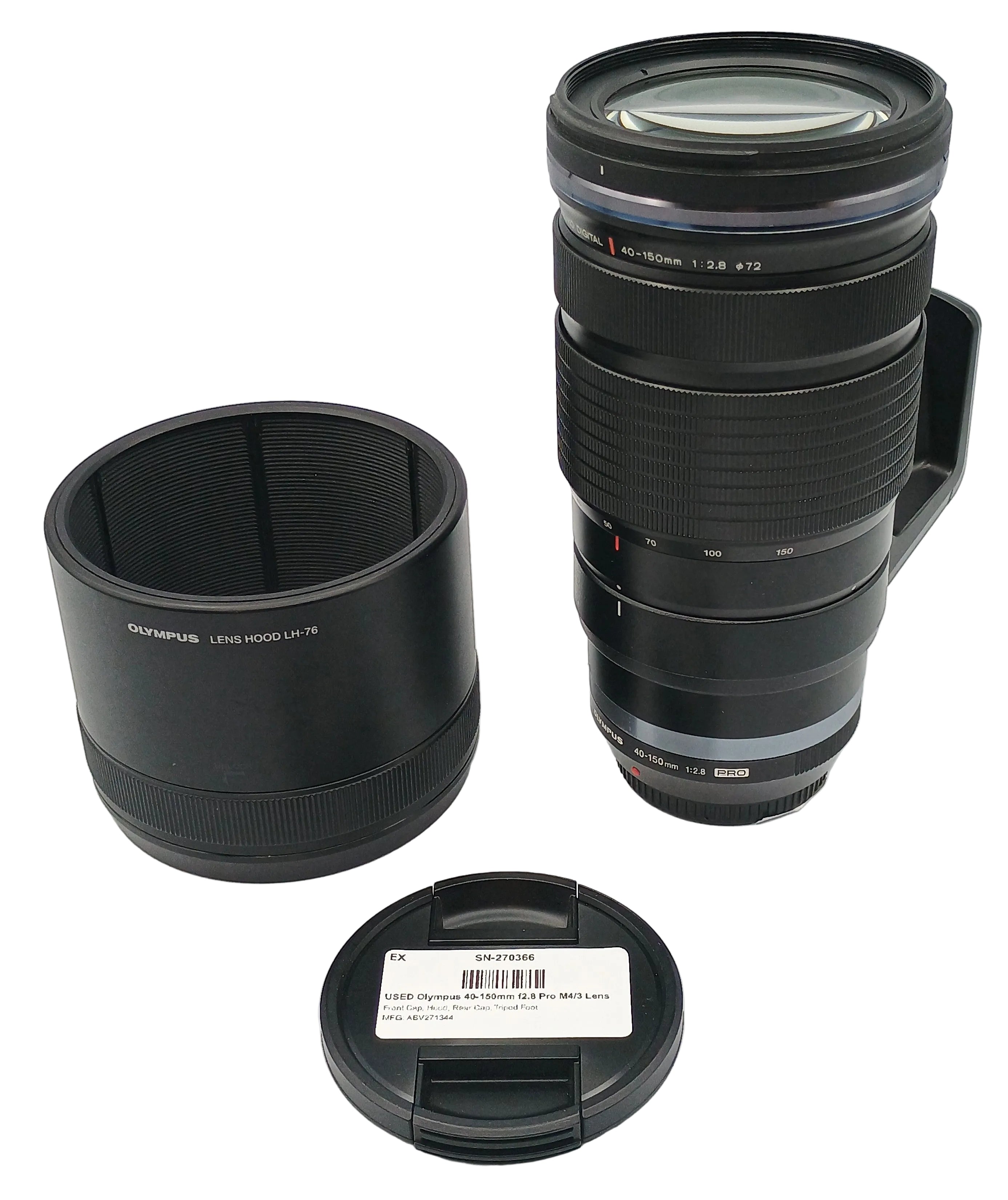USED Olympus 40-150mm f2.8 Pro M4/3 Lens