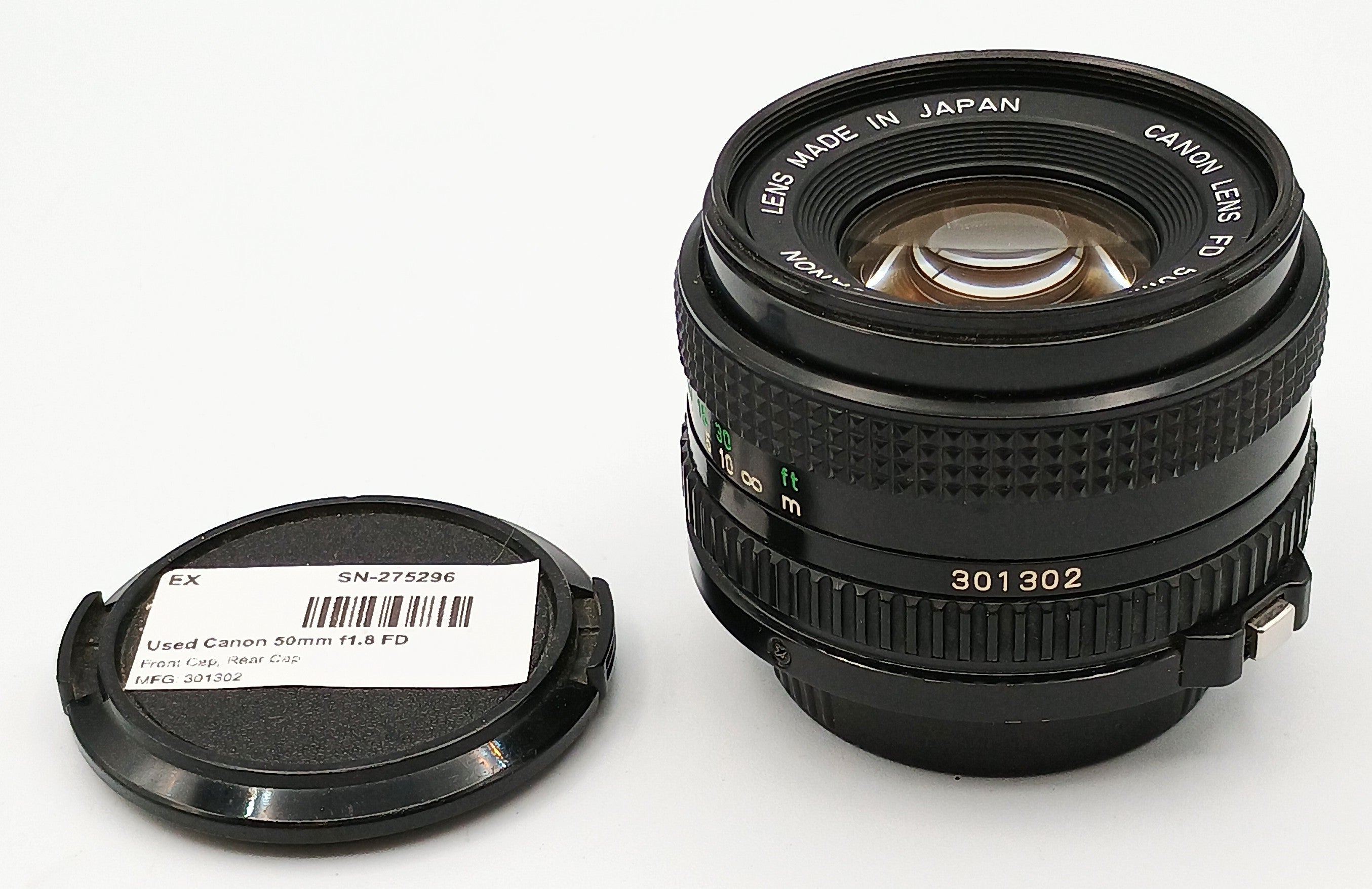 Used Canon 50mm f1.8 FD