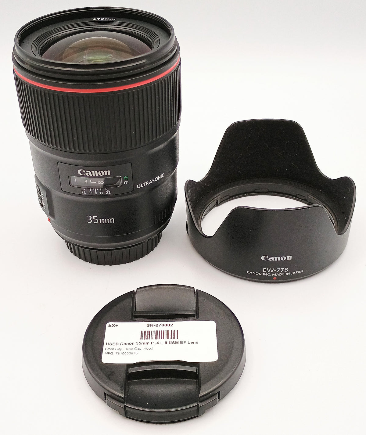 USED Canon 35mm f1.4 L II USM EF Lens