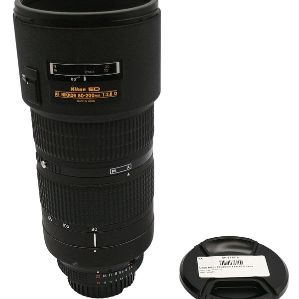 USED Nikon 80-200mm F2.8 AF-D Lens