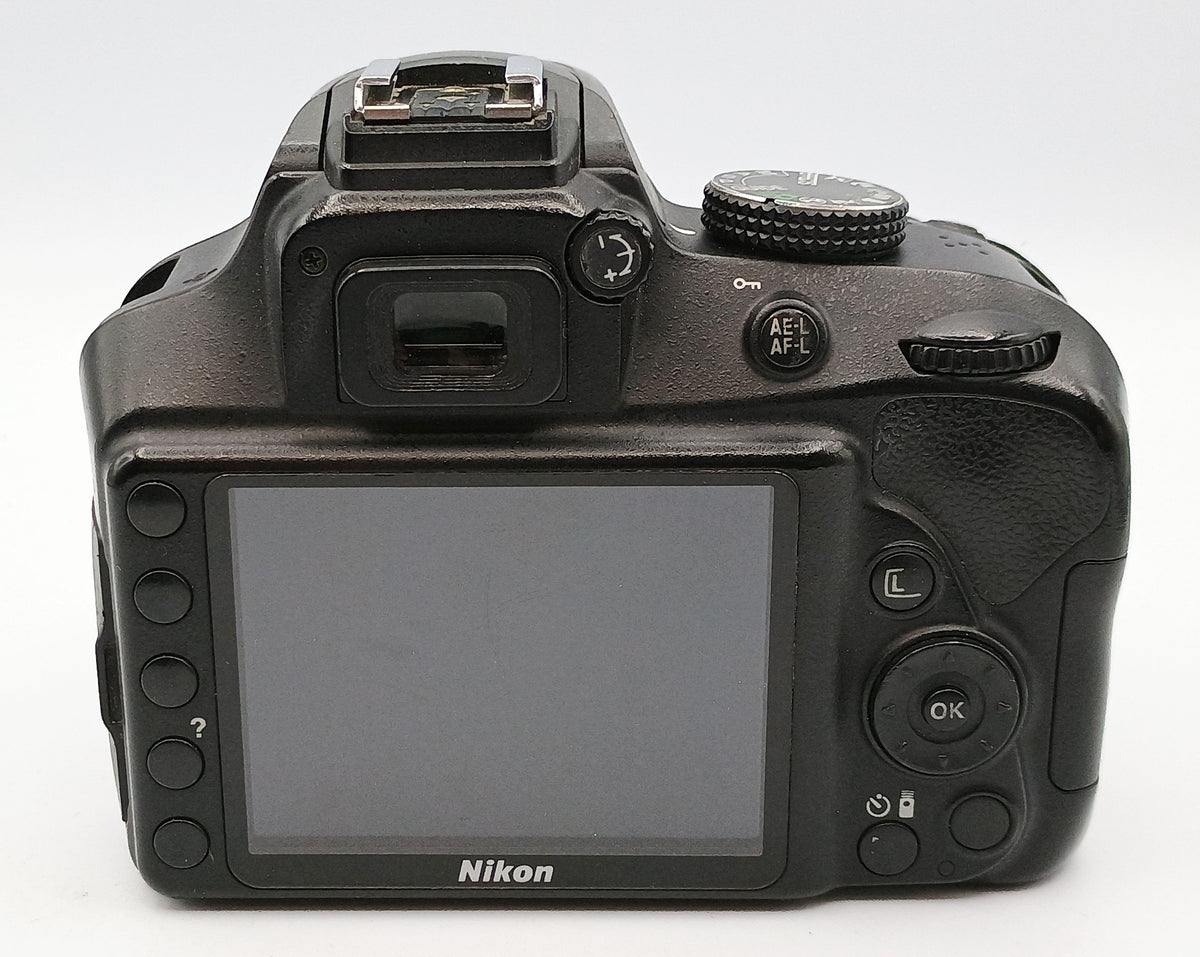 USED Nikon D3400 Digital SLR Kit (Black) with AF-P 18-55mm f3.5-5.6 G VR DX Lens