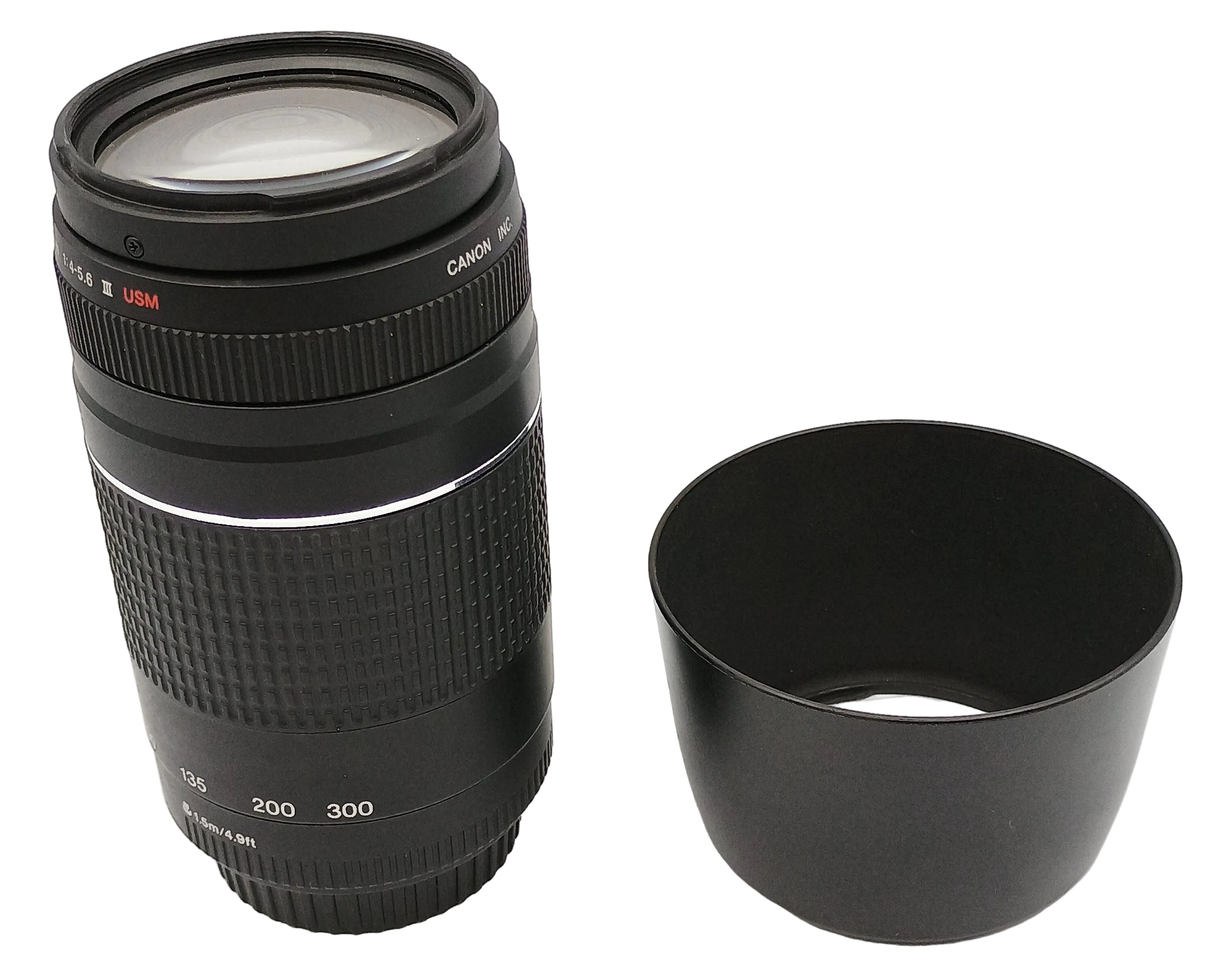 USED Canon 75-300mm F4-5.6 USM AF III Lens