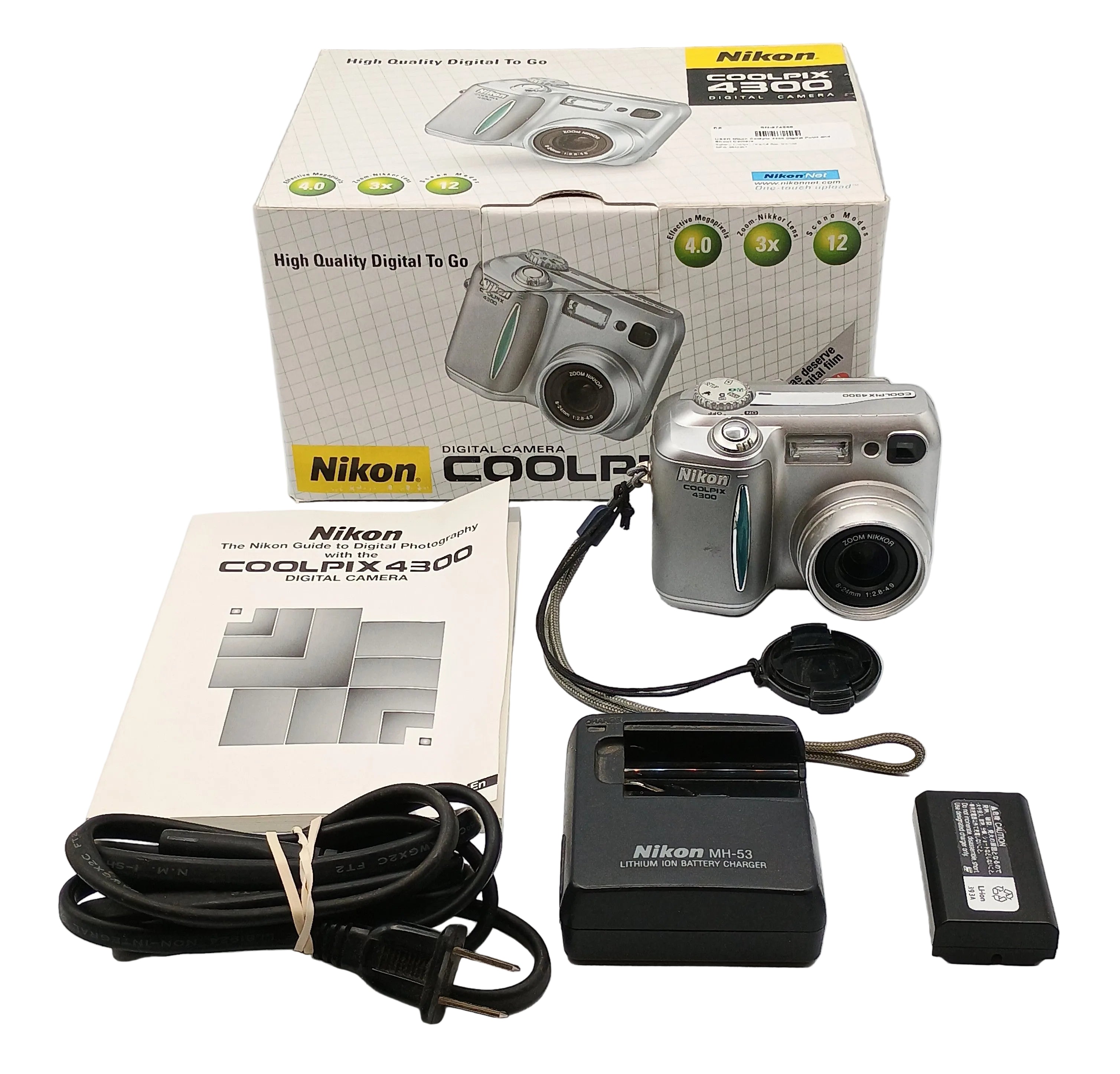 USED Nikon Coolpix 4300 Digital Point and Shoot Camera