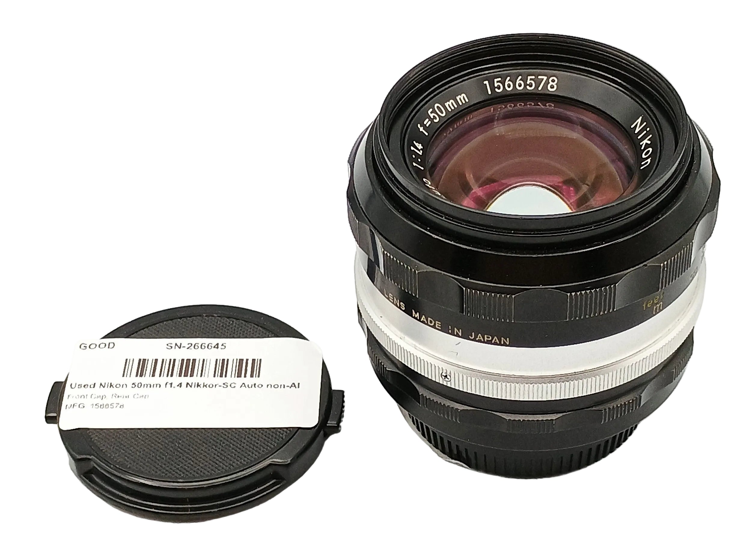 Used Nikon 50mm f1.4 Nikkor-SC Auto non-AI