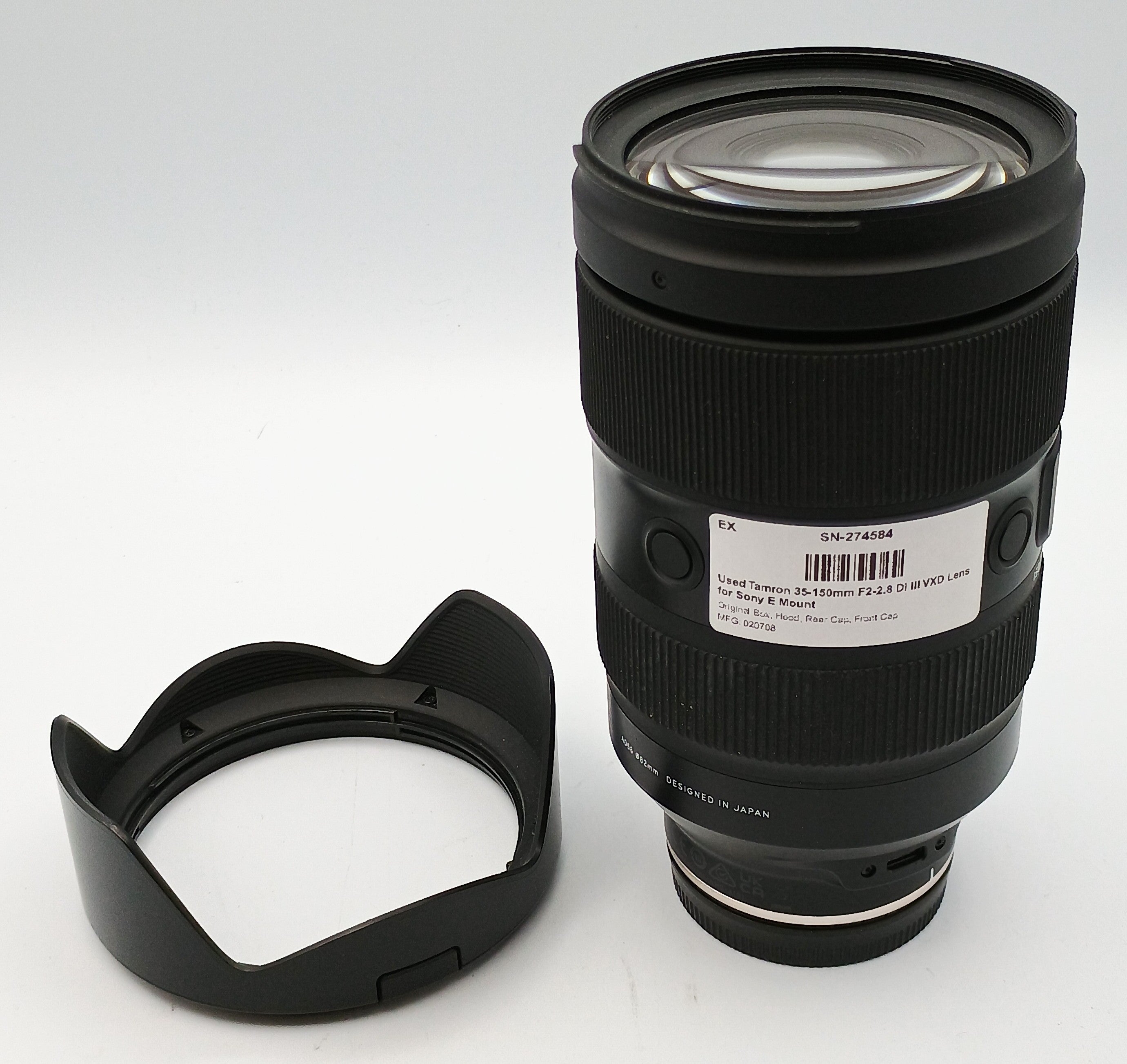 Used Tamron 35-150mm F2-2.8 Di III VXD Lens for Sony E Mount