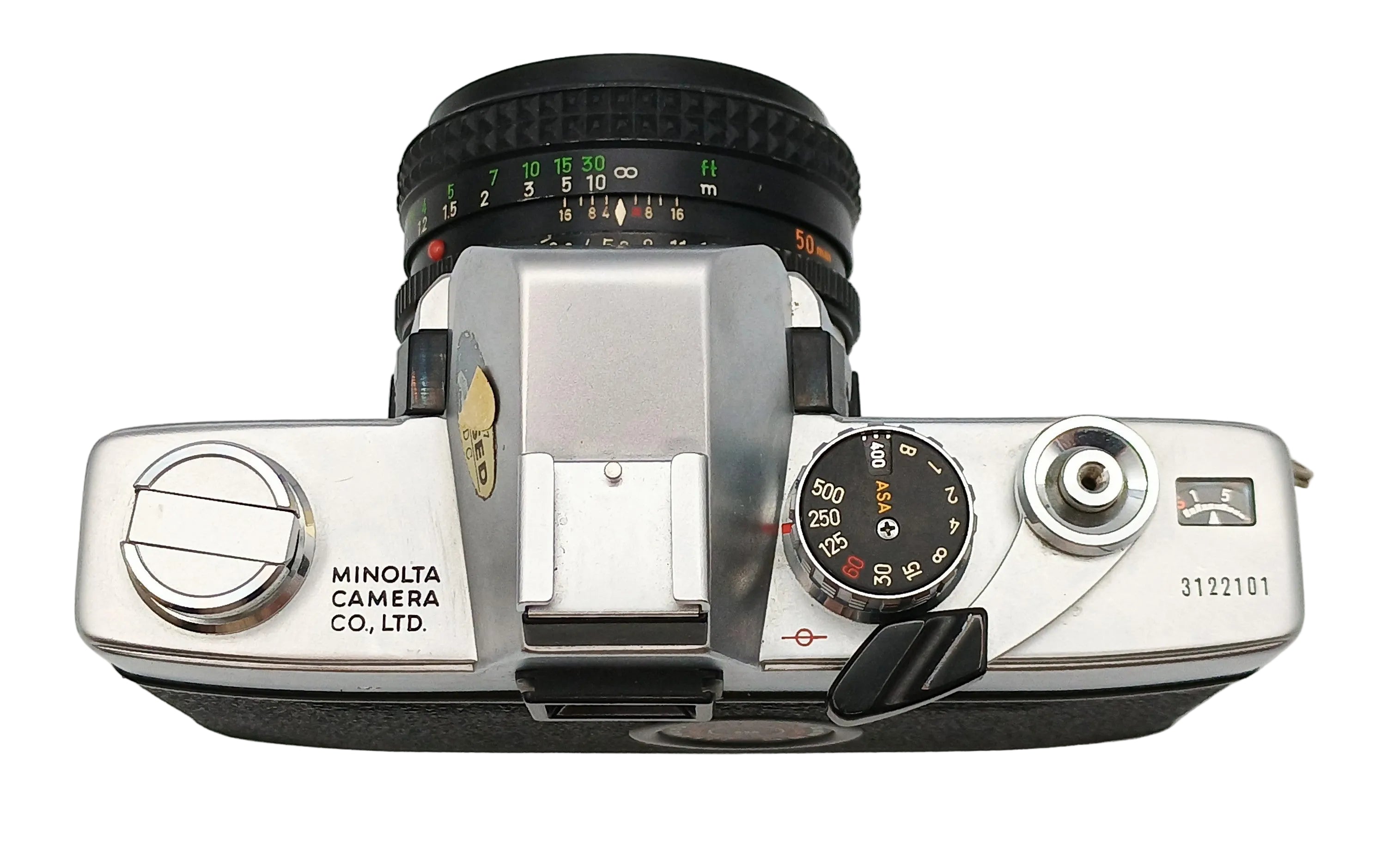 Used Minolta SRT 100 Film SLR W/ 50mm F2 Lens