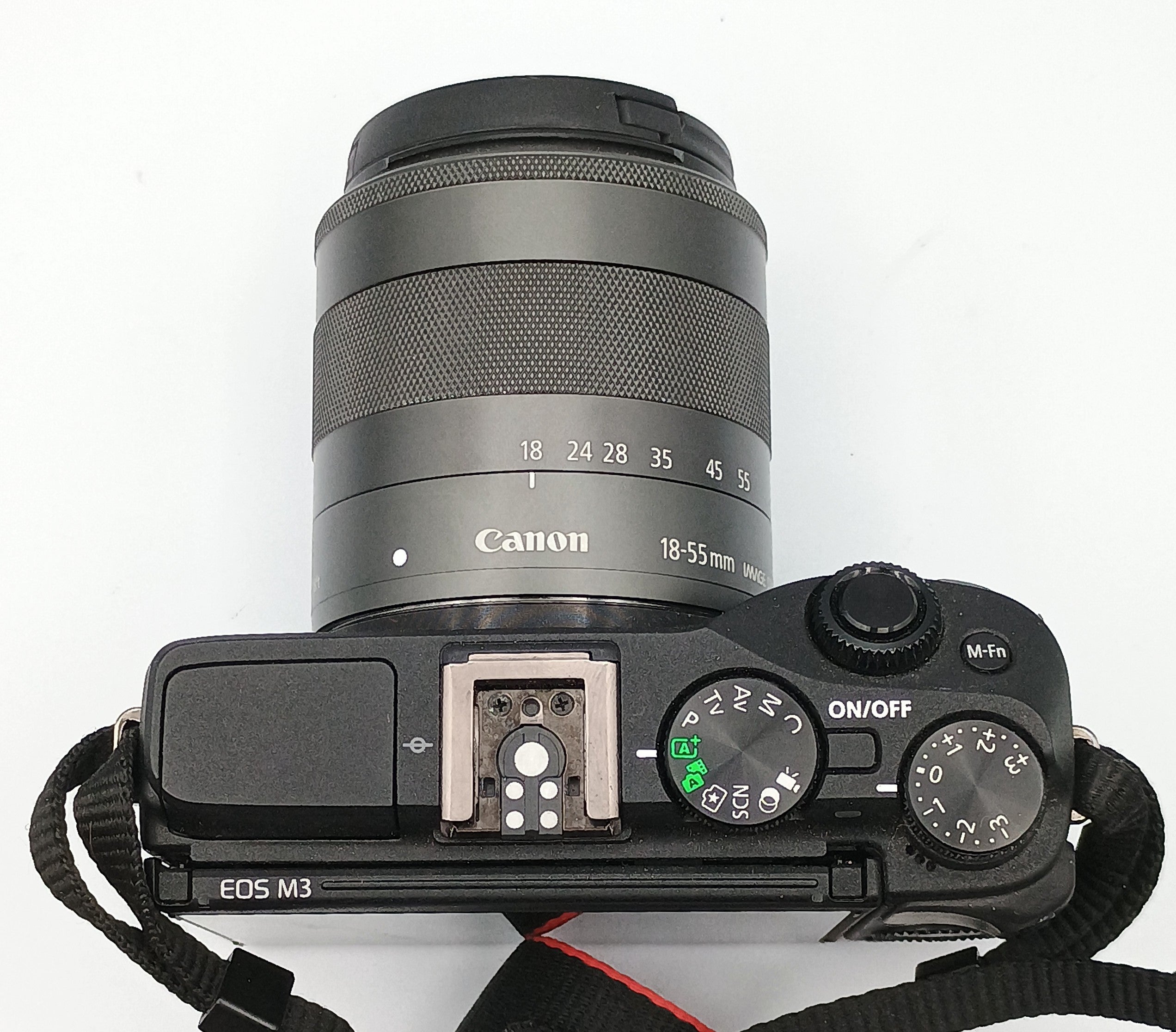 USED Canon EOS M3 Mirrorless Camera with 18-55mm Lens (Black)