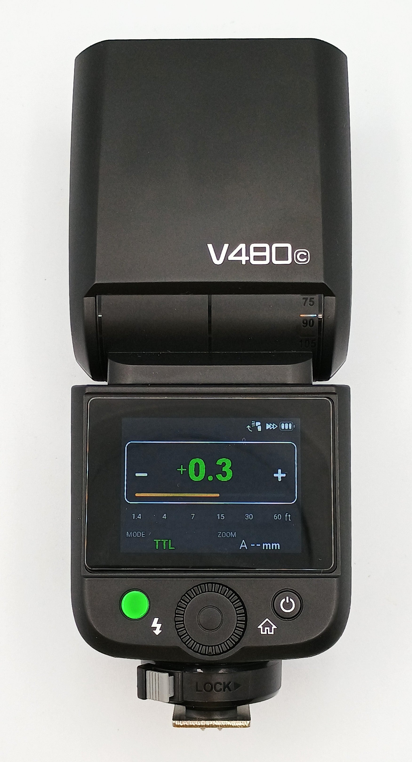 Used Godox Ving V480 C TTL On-Camera Flash for Canon