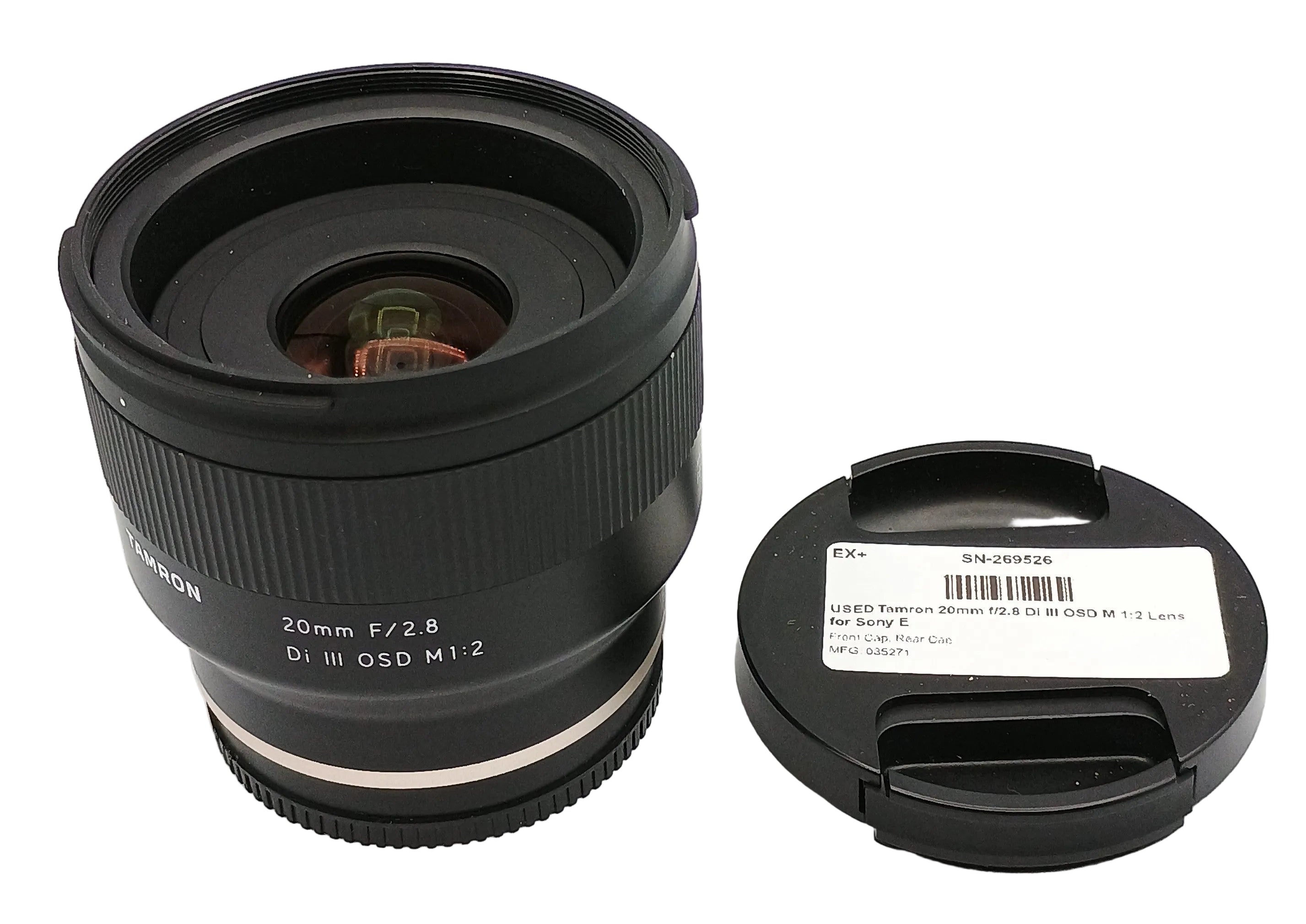 USED Tamron 20mm f/2.8 Di III OSD M 1:2 Lens for Sony E