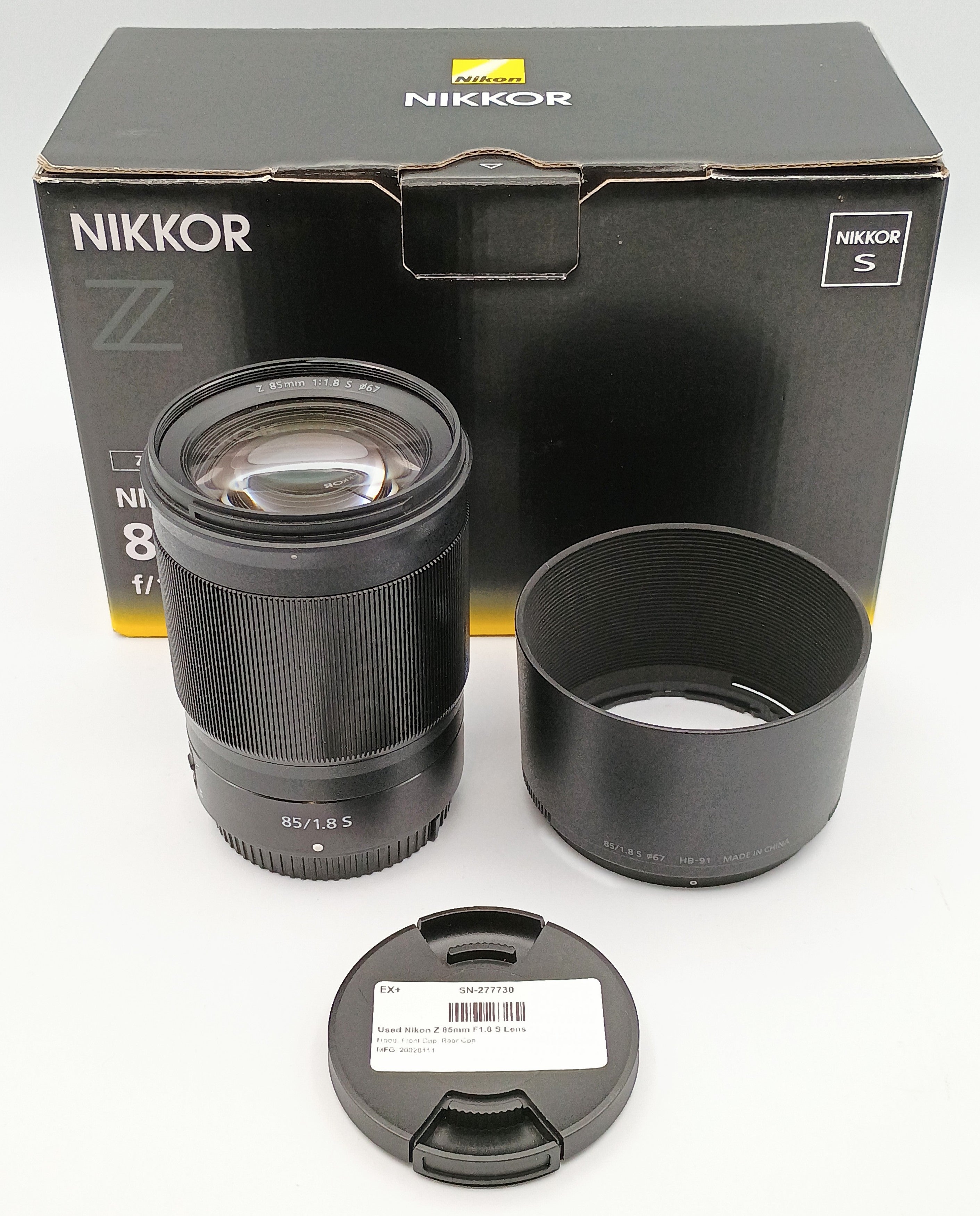 Used Nikon Z 85mm F1.8 S Lens