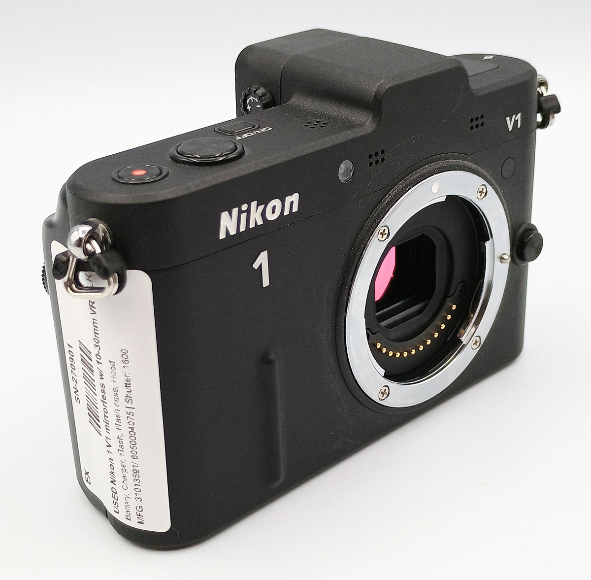 USED Nikon 1 V1 mirrorless w/ 10-30mm VR BLK