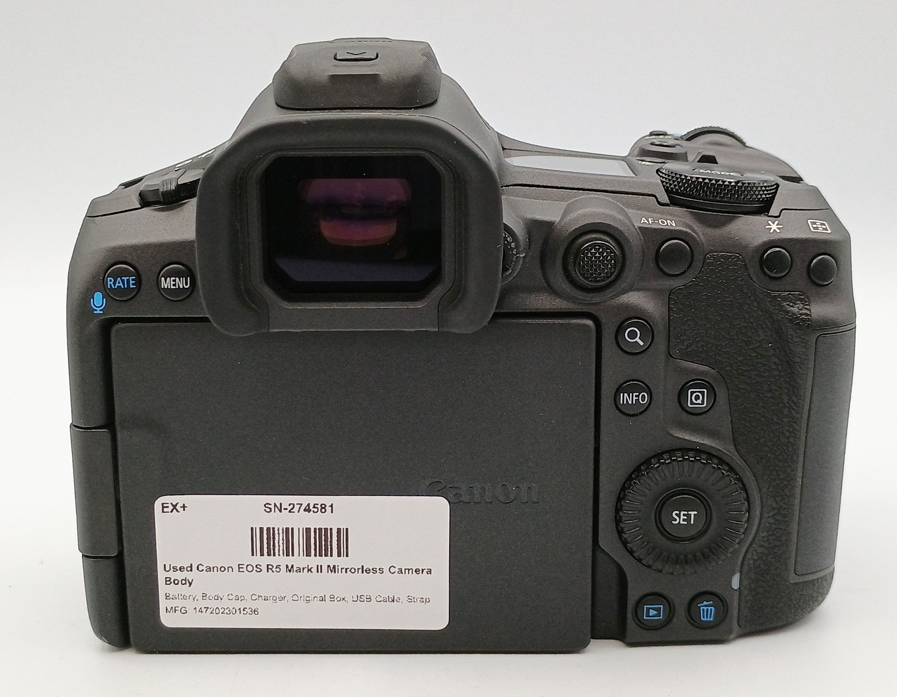Used Canon EOS R5 Mark II Mirrorless Camera Body