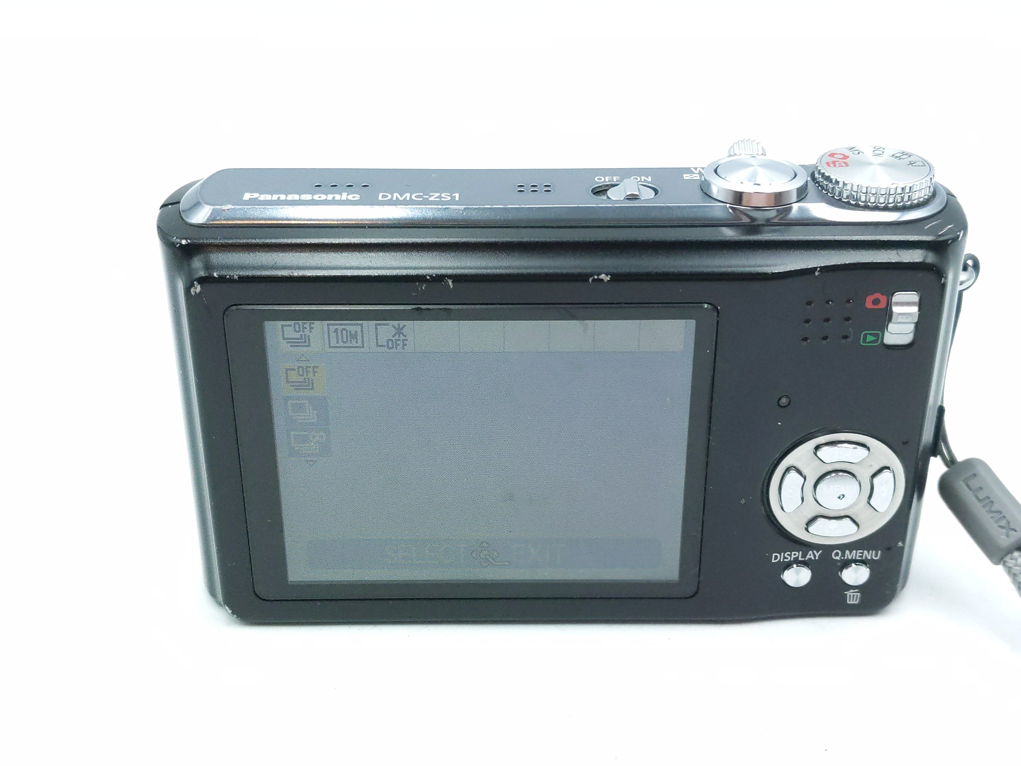 USED Panasonic DMC-ZS1 Digital Point and Shoot Camera