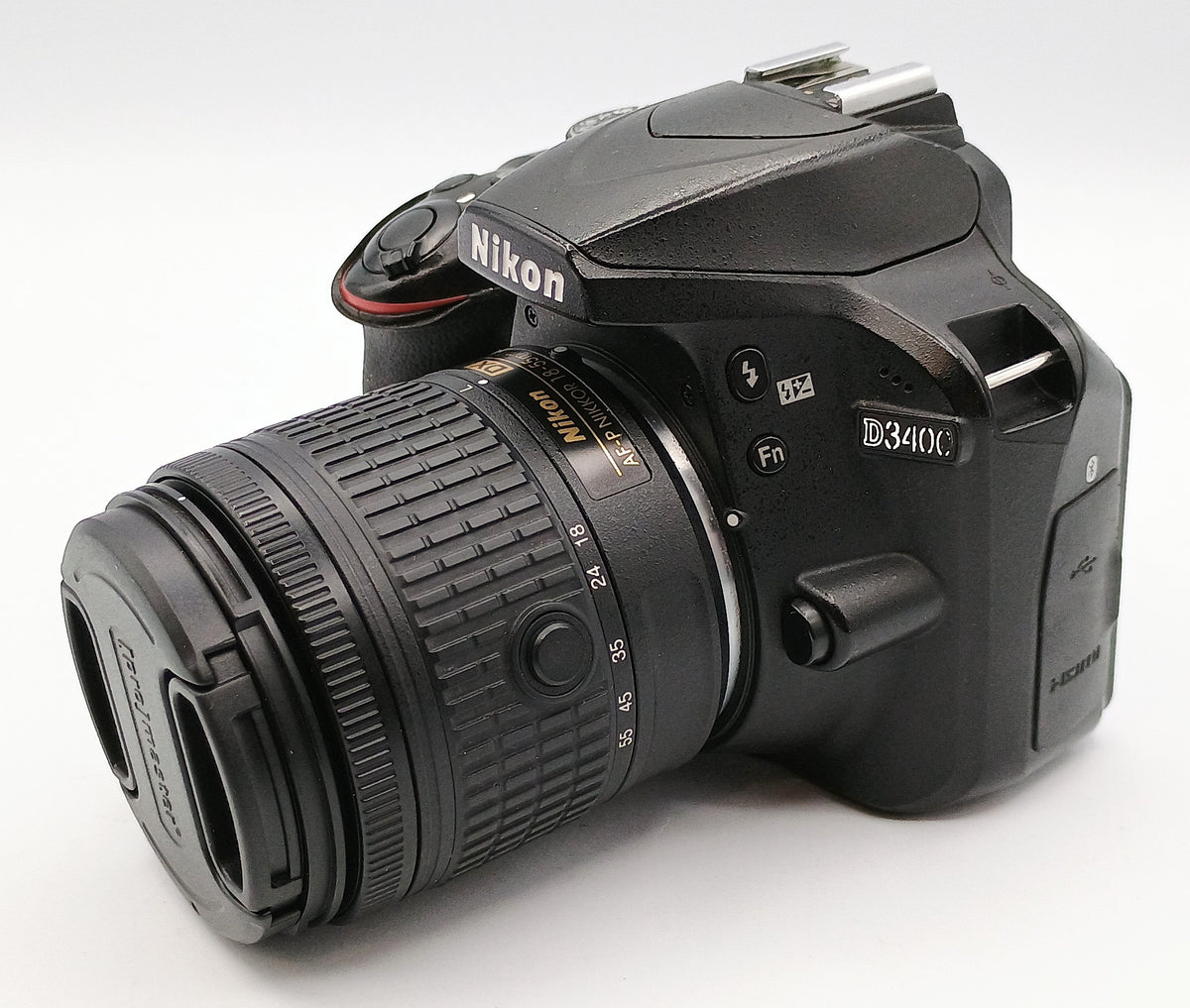 USED Nikon D3400 Digital SLR Kit (Black) with AF-P 18-55mm f3.5-5.6 G VR DX Lens