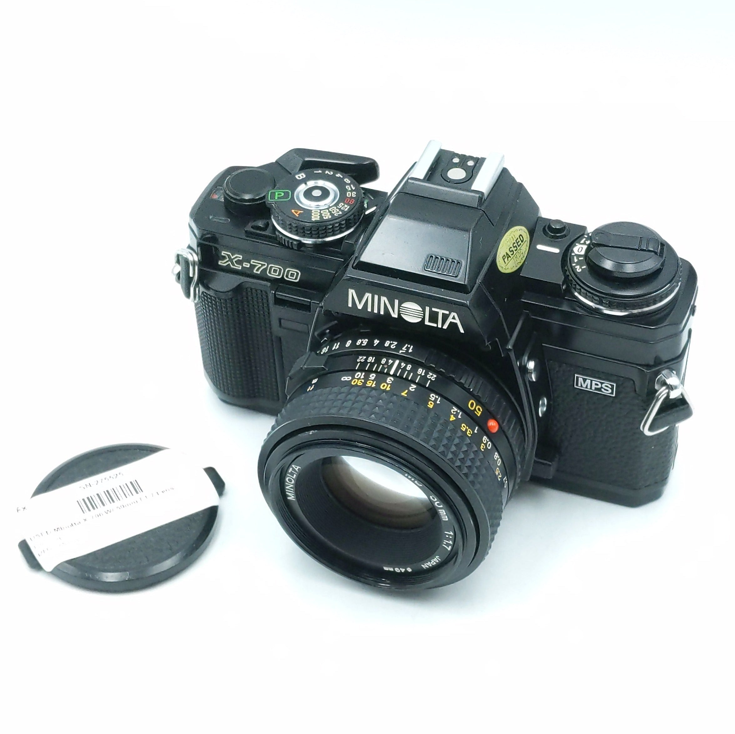 Aランク 完動品 MINOLTA XD 50mm F1.7 セット 1ヶ月保証付 USED Minolta X-700 W/ 50mm F1.7 Lens