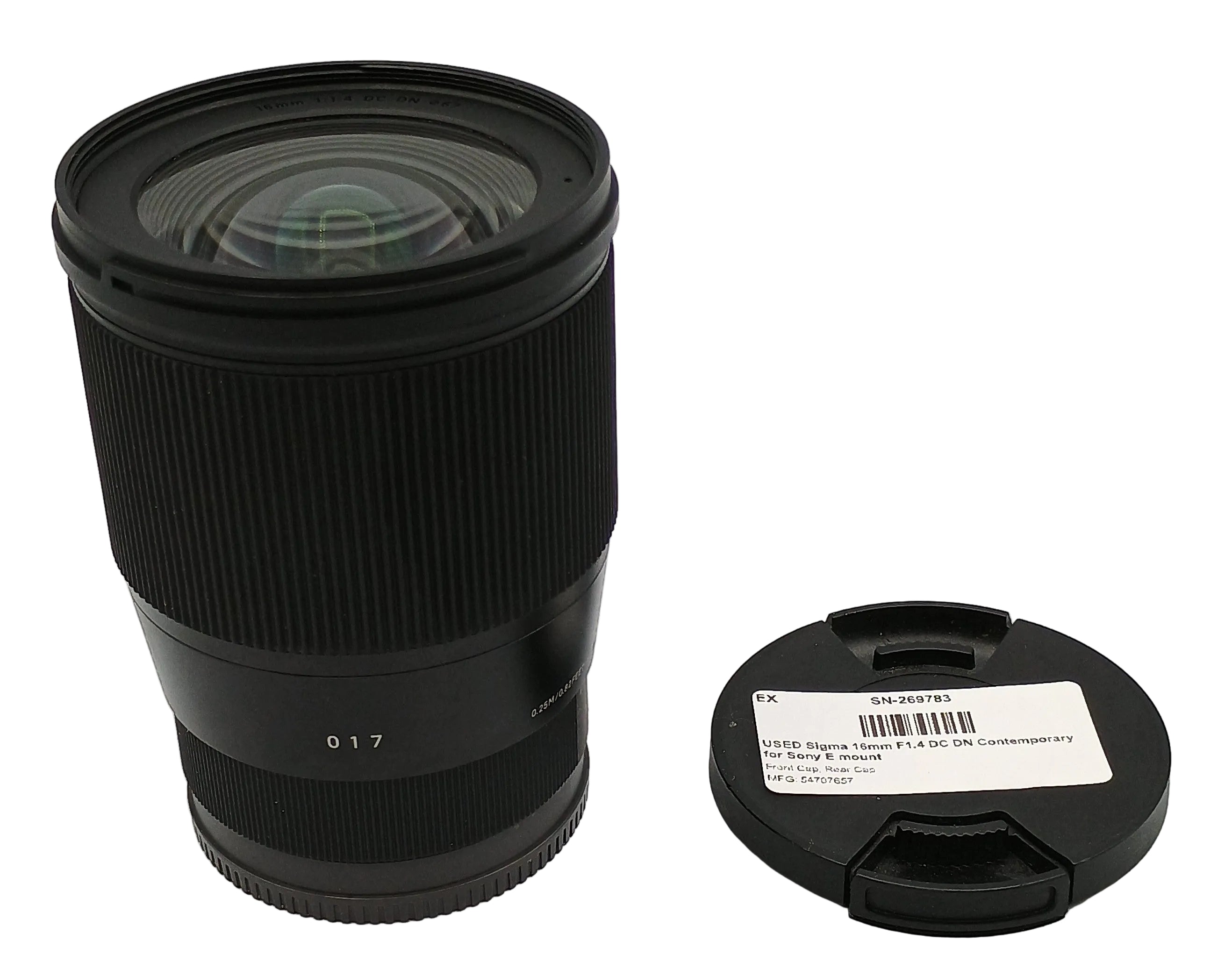 USED Sigma 16mm F1.4 DC DN Contemporary for Sony E mount