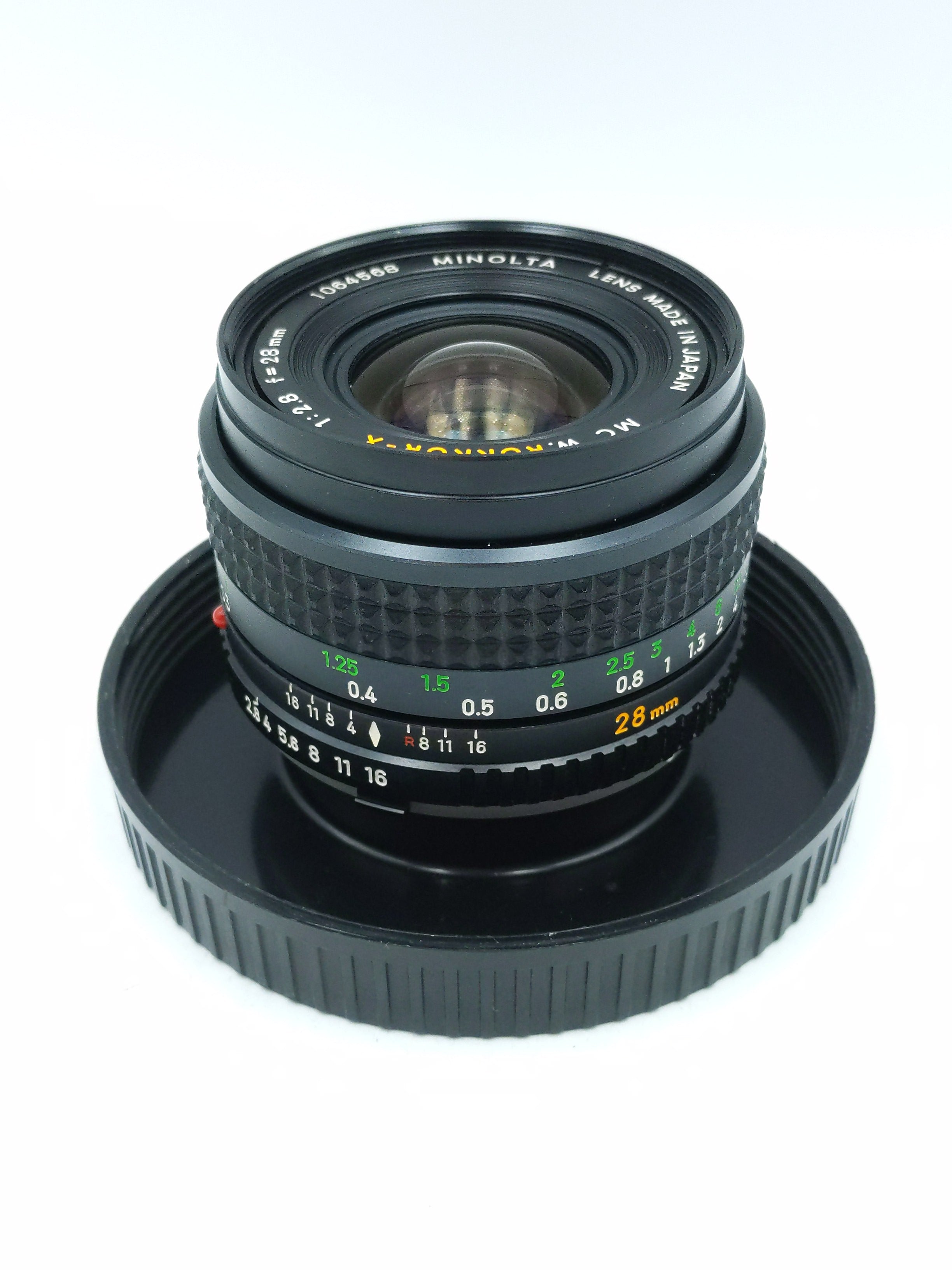 Used Minolta W.Rokkor-X 28mm F2.8 MF Film Lens