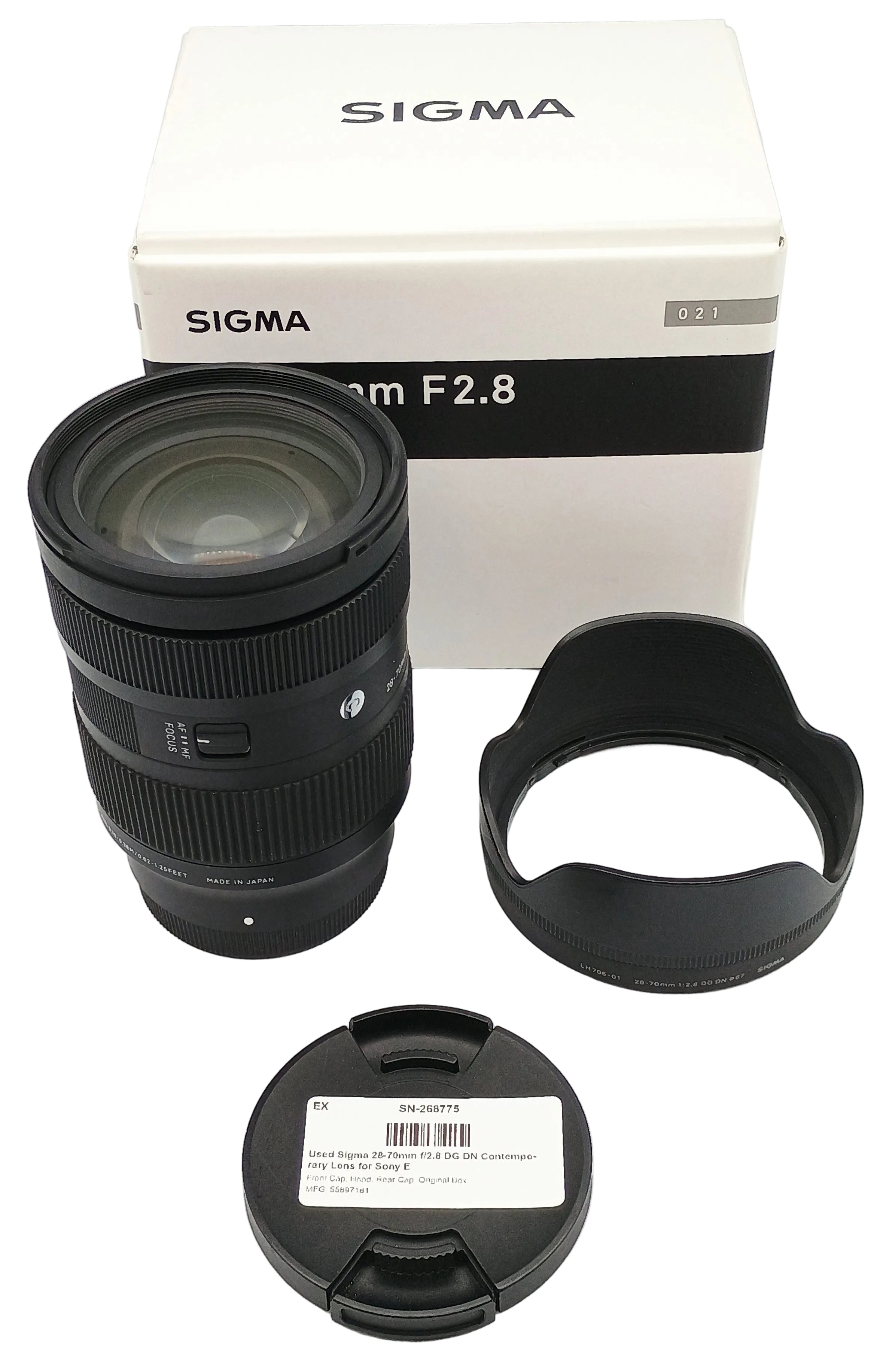 Used Sigma 28-70mm f/2.8 DG DN Contemporary Lens for Sony E