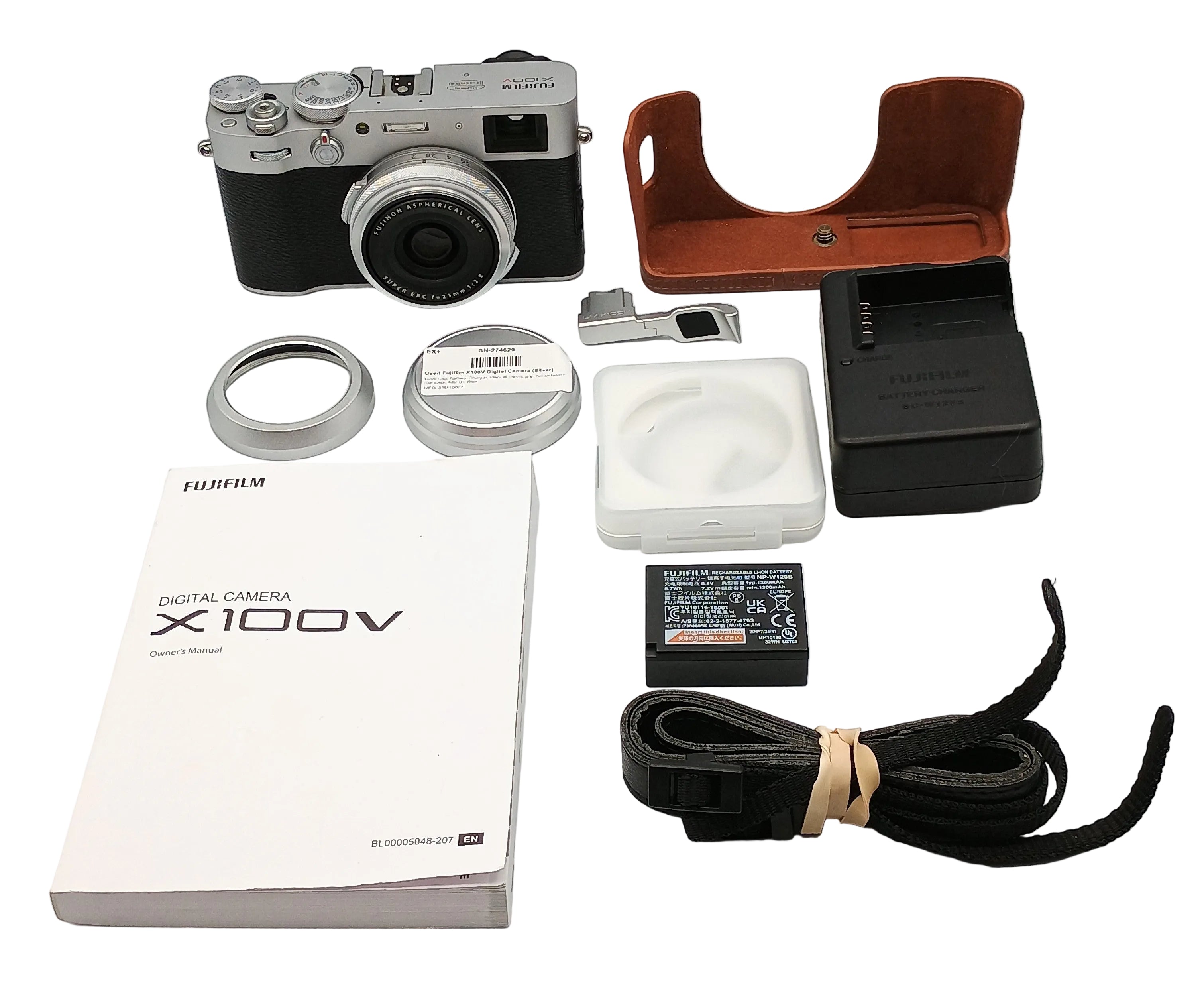 Used Fujifilm X100V Digital Camera (Silver)
