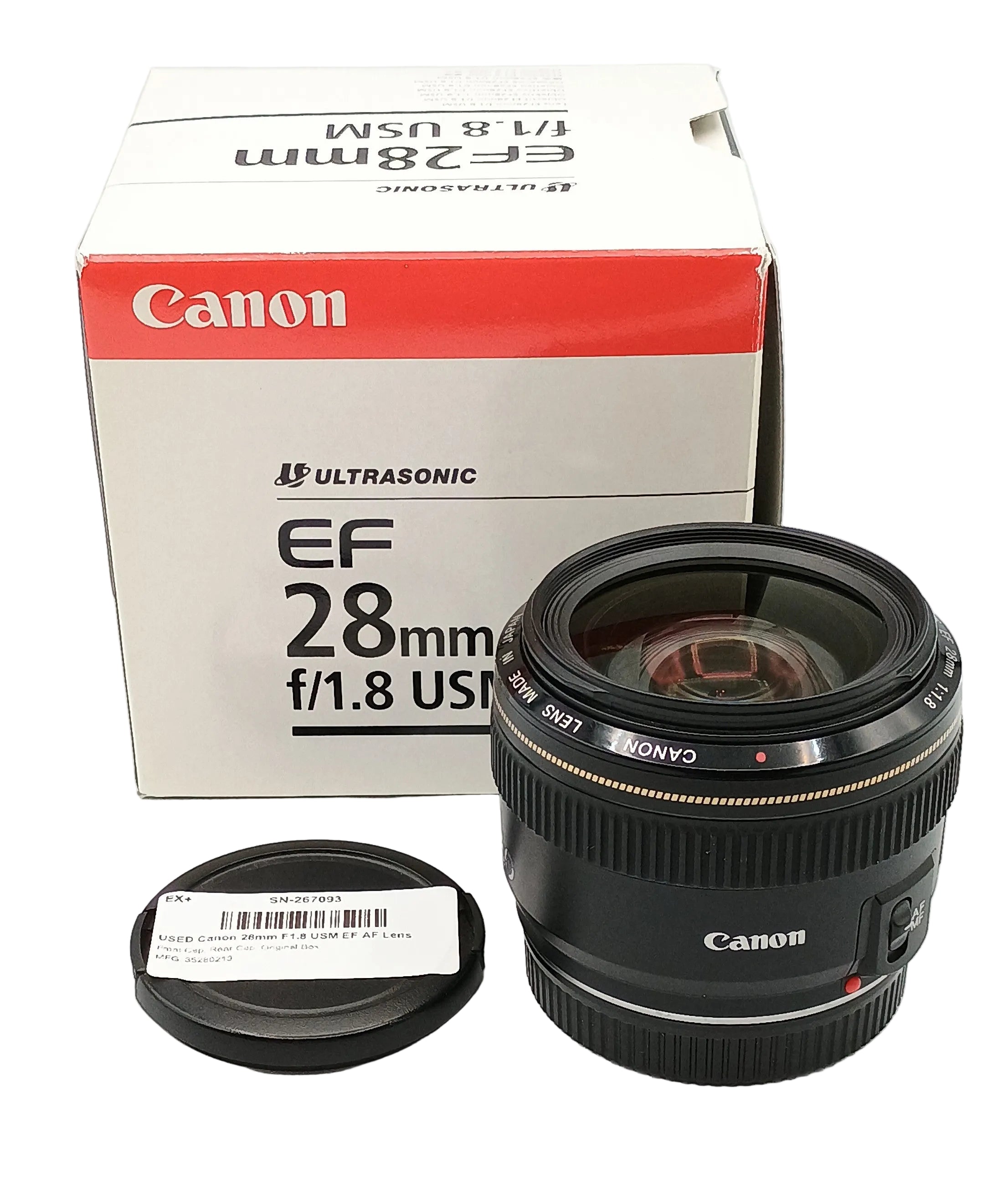 USED Canon 28mm F1.8 USM EF AF Lens