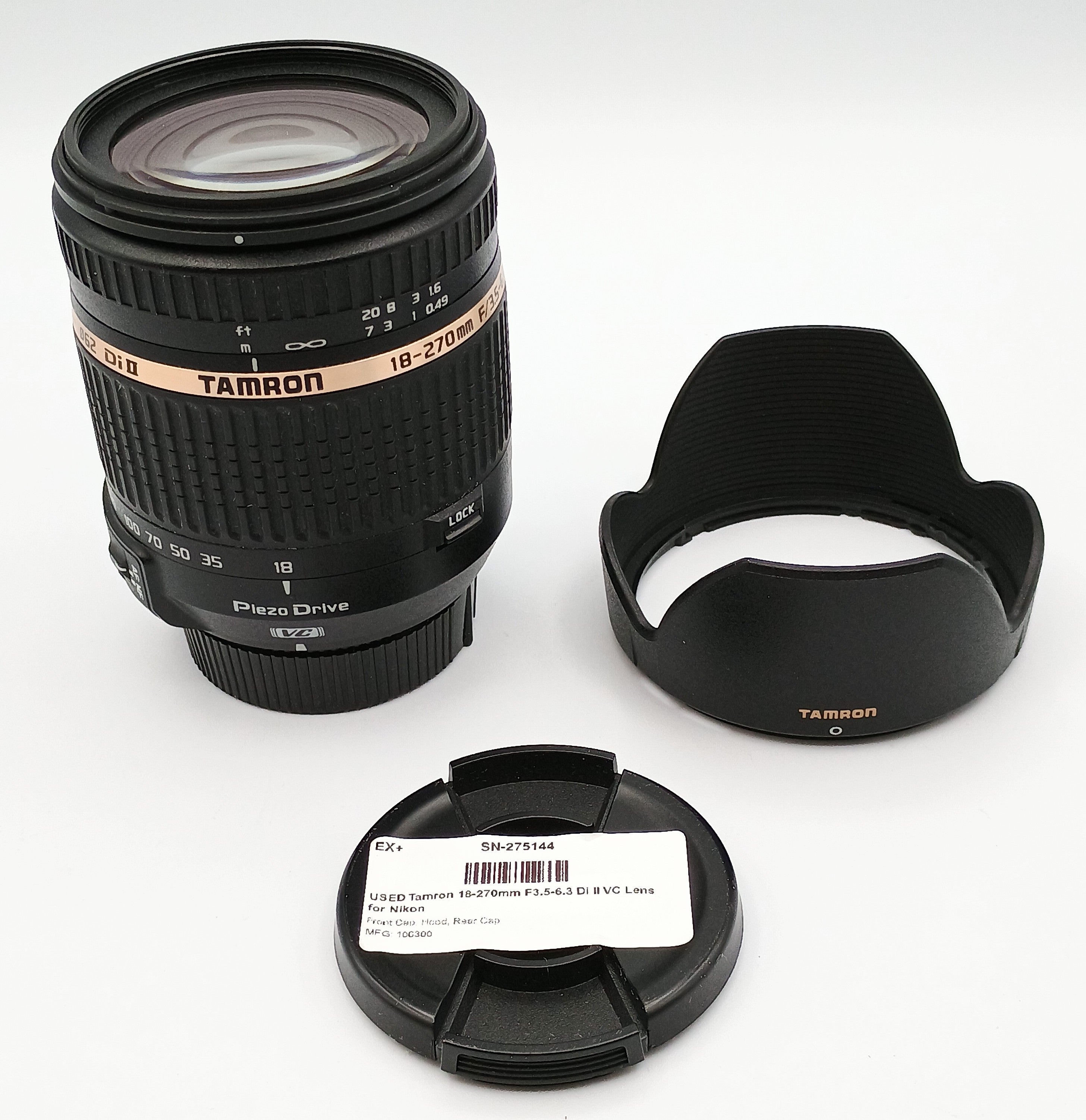 USED Tamron 18-270mm F3.5-6.3 Di II VC Lens for Nikon