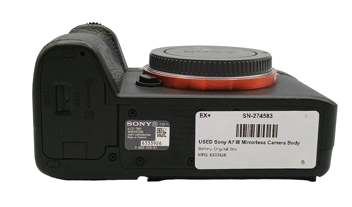 USED Sony A7 III Mirrorless Camera Body