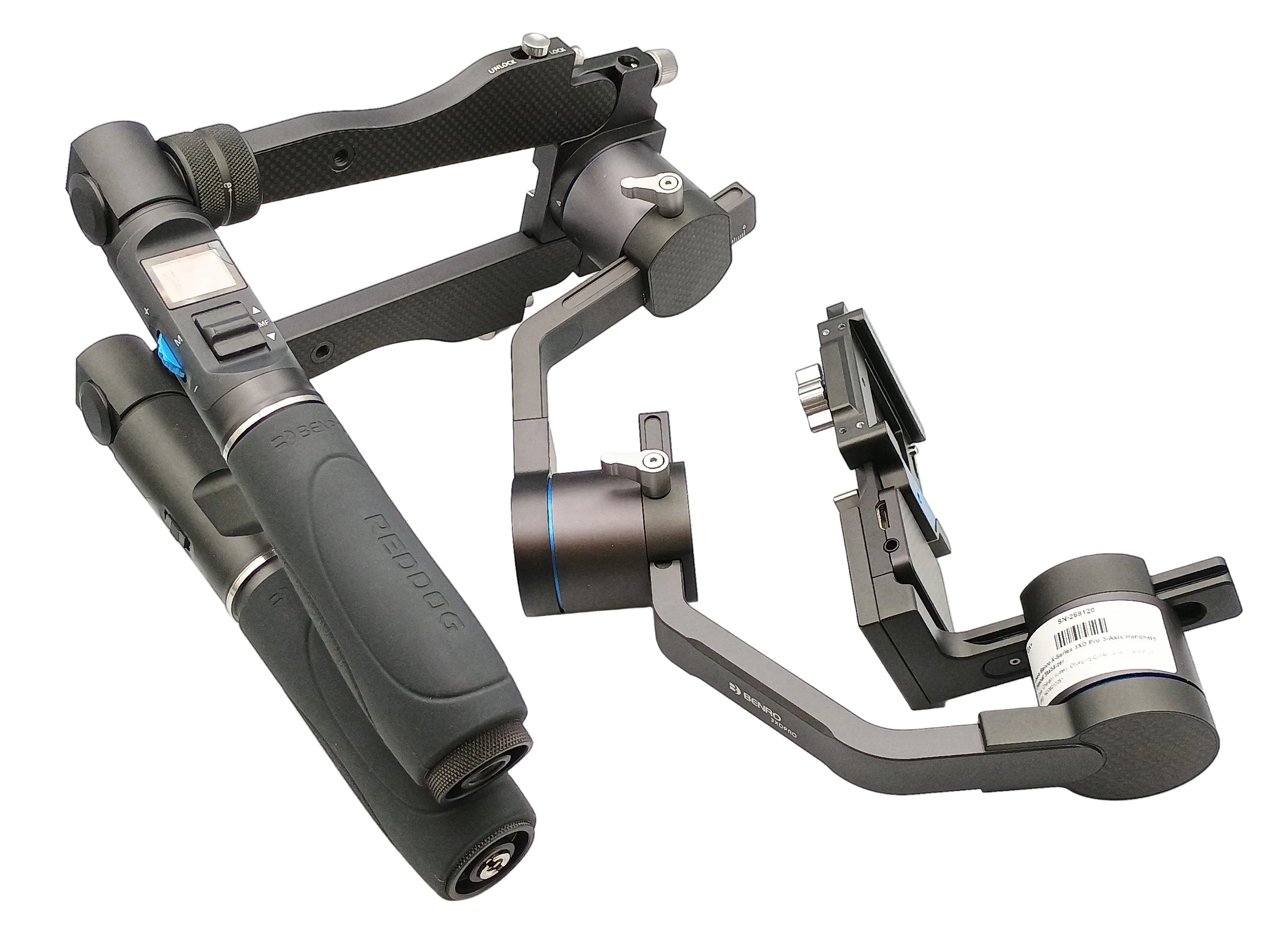 Used Benro X-Series 3XD Pro 3-Axis Handheld Gimbal Stabilizer