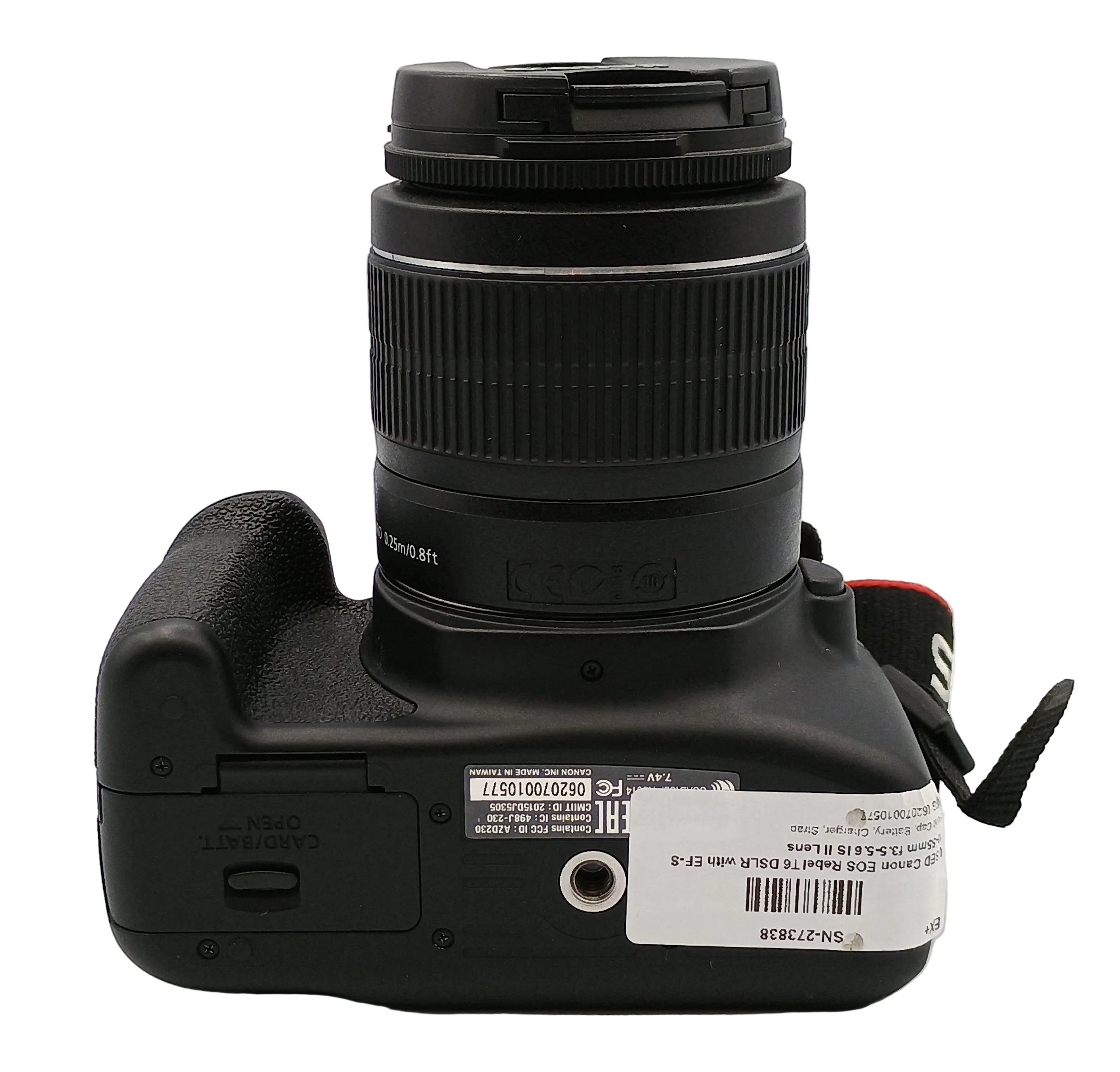 USED Canon EOS Rebel T6 DSLR with EF-S 18-55mm f3.5-5.6 IS II Lens