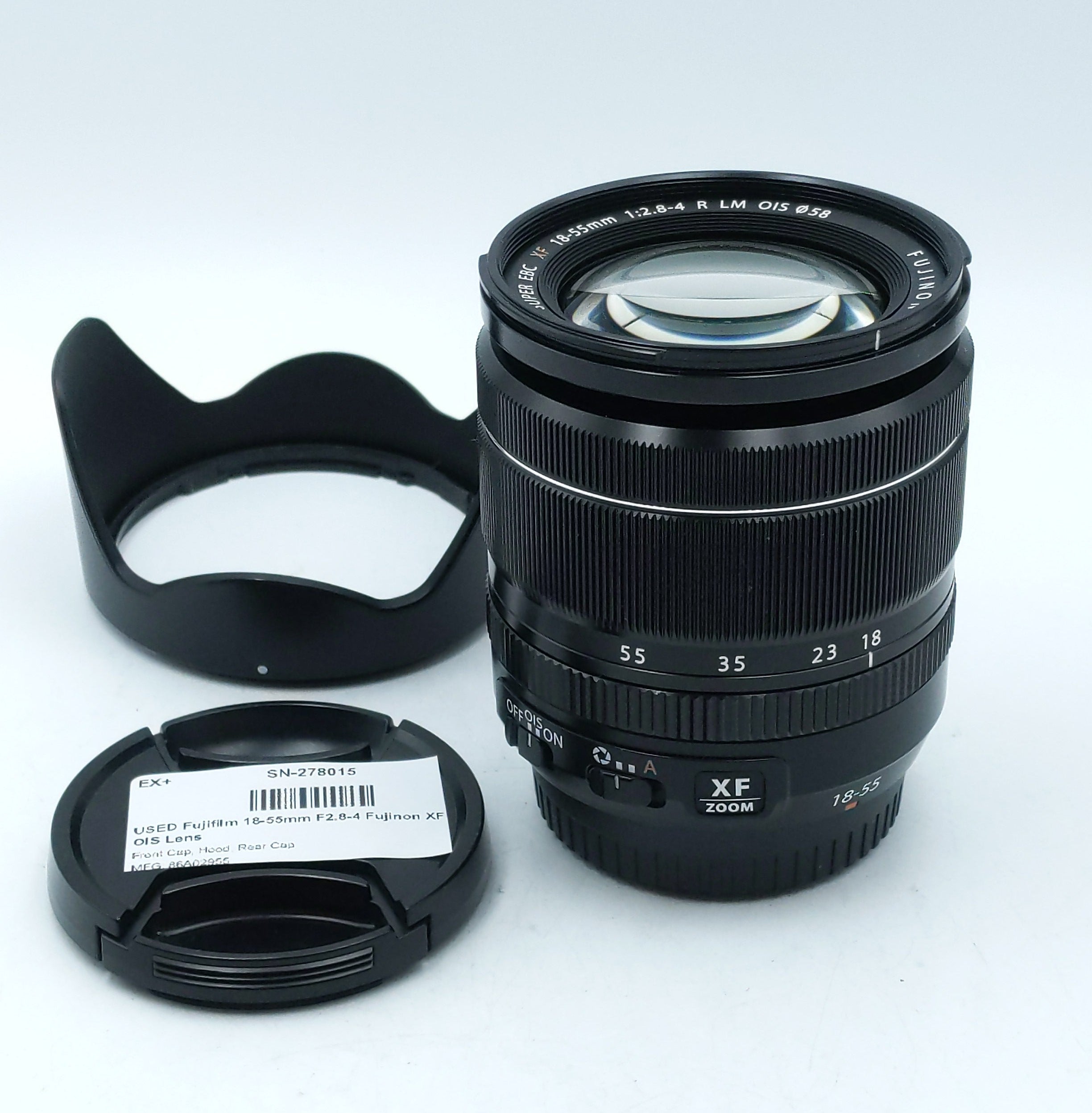 USED Fujifilm 18-55mm F2.8-4 Fujinon XF R LM OIS Lens