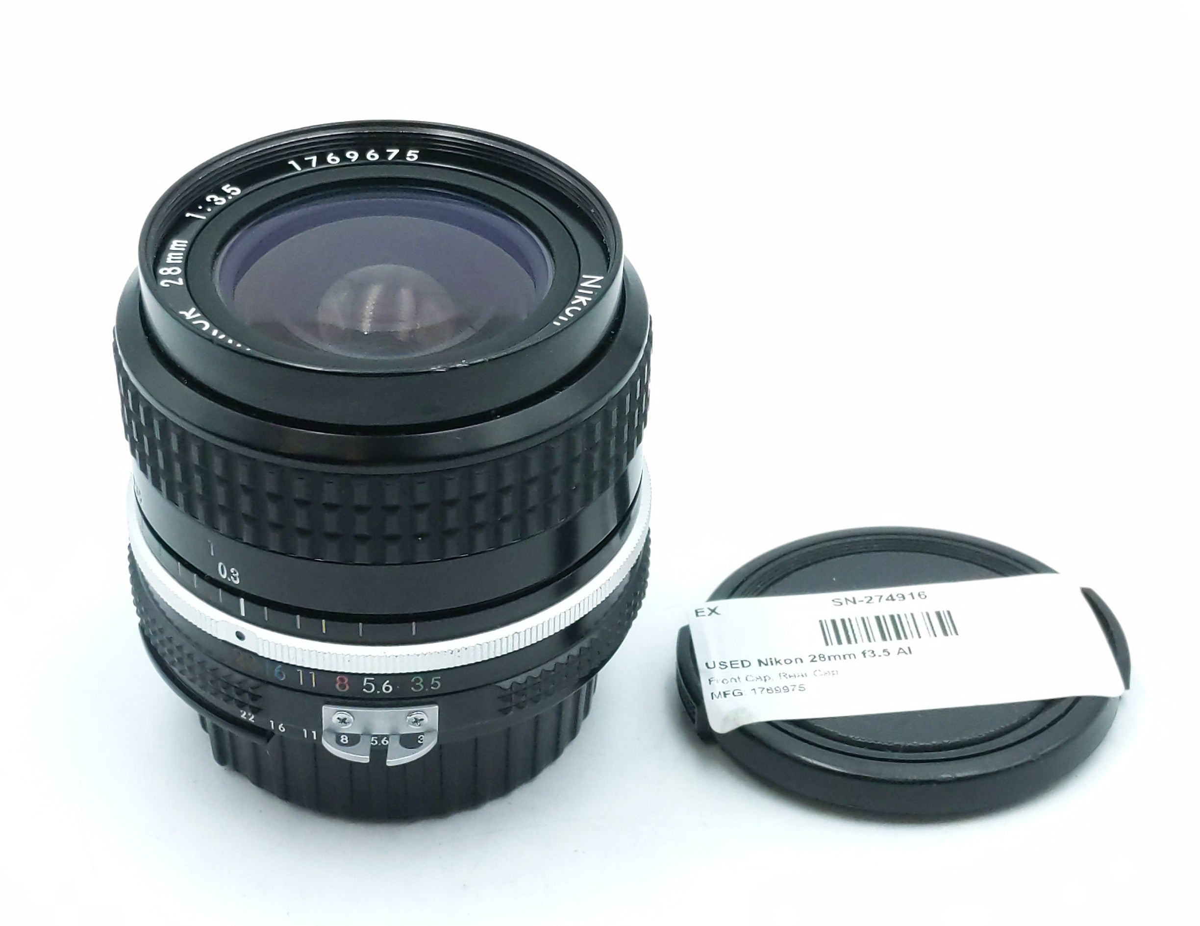 USED Nikon 28mm f3.5 AI