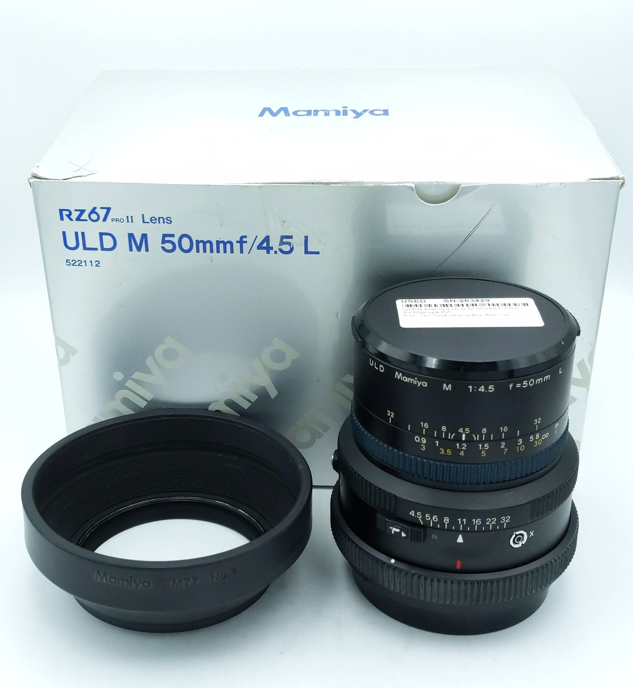 USED Mamiya ULD M 50mm F4.5 L for Mamiya RZ