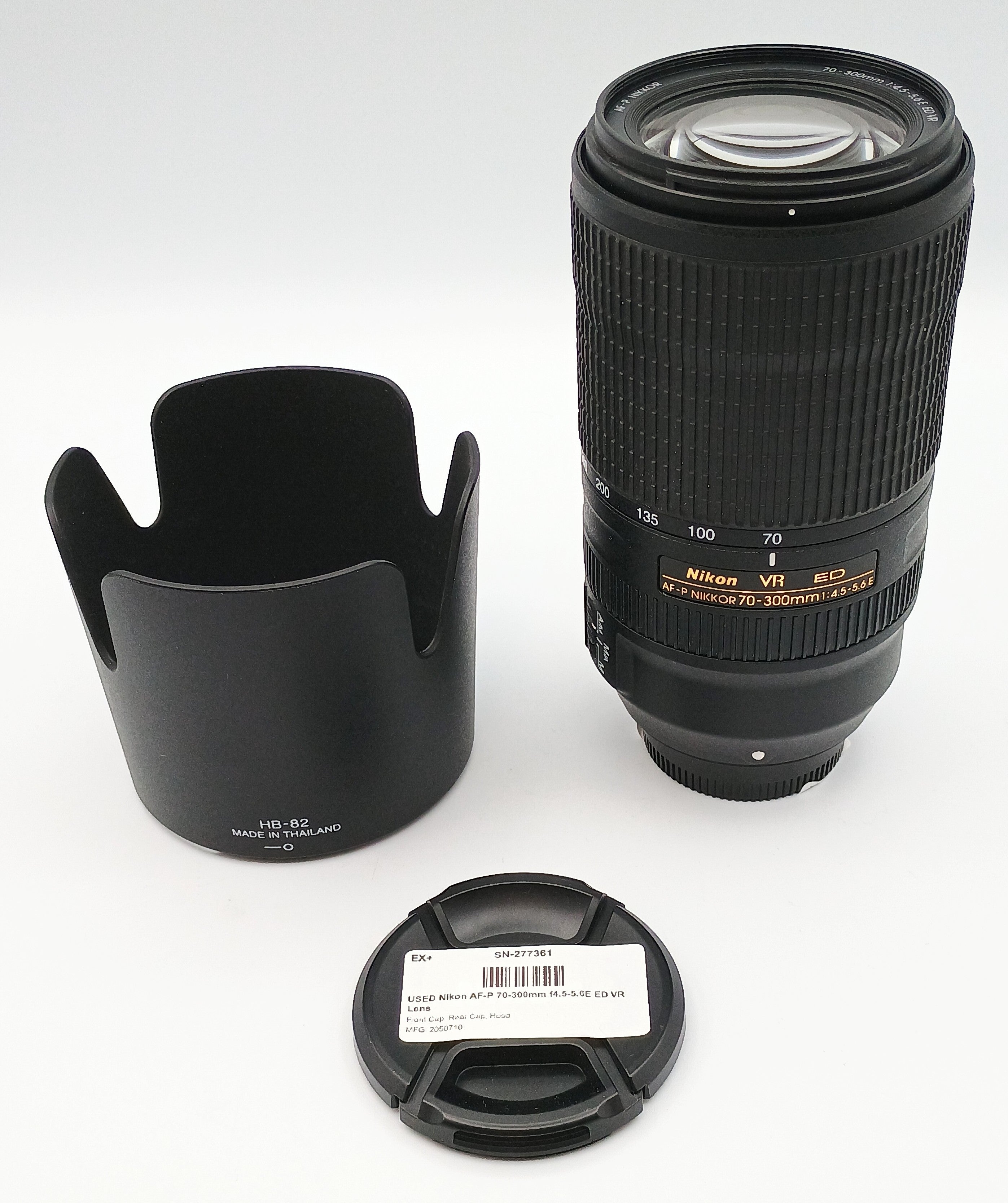 USED Nikon AF-P 70-300mm f4.5-5.6E ED VR Lens
