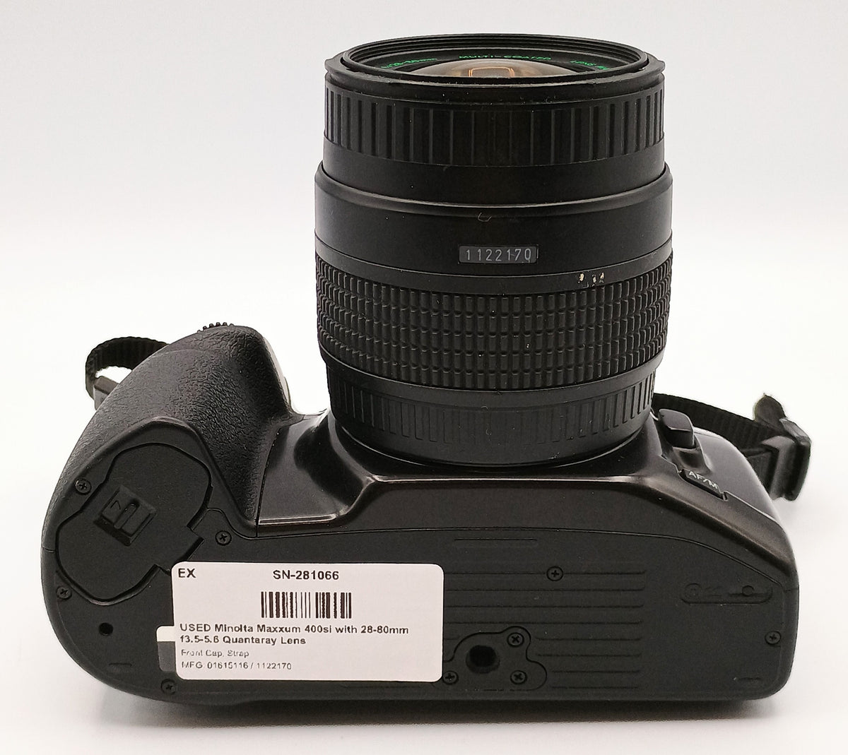 USED Minolta Maxxum 400si with 28-80mm f3.5-5.6 Quantaray Lens
