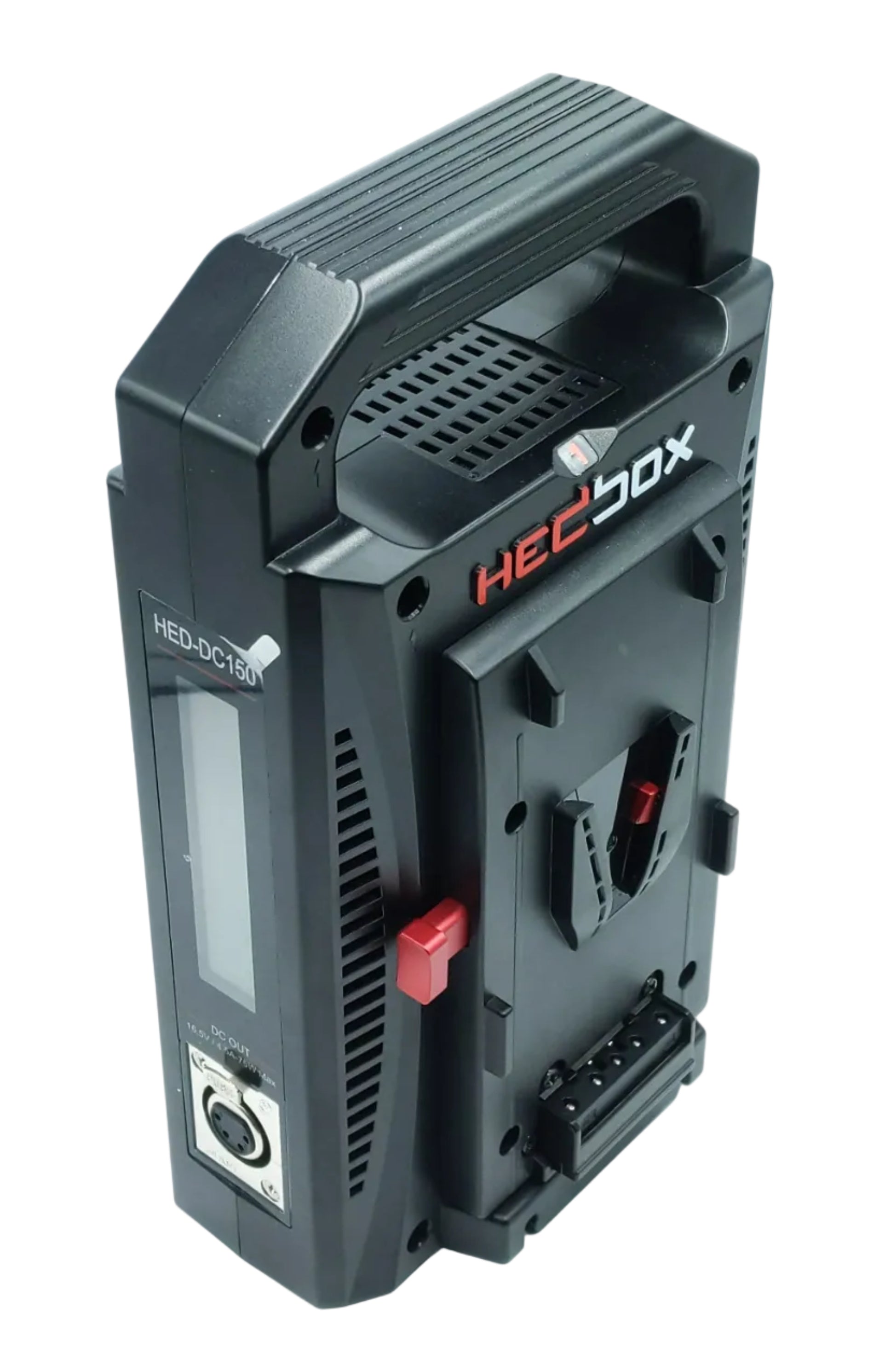Used Hedbox HED-DC150 V-Mount Charger/Power Bank, 195Wh & 150Wh Batteries