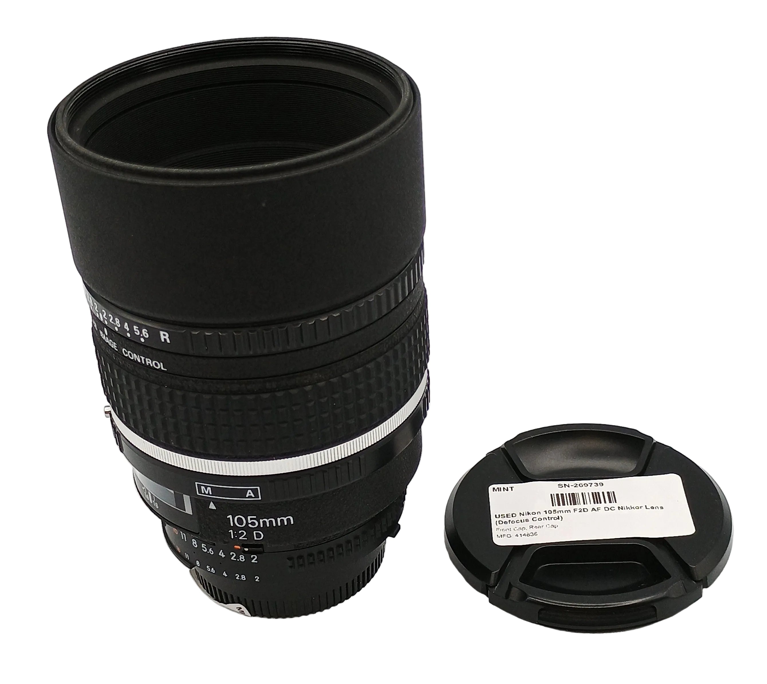 USED Nikon 105mm F2D AF DC Nikkor Lens (Defocus Control)