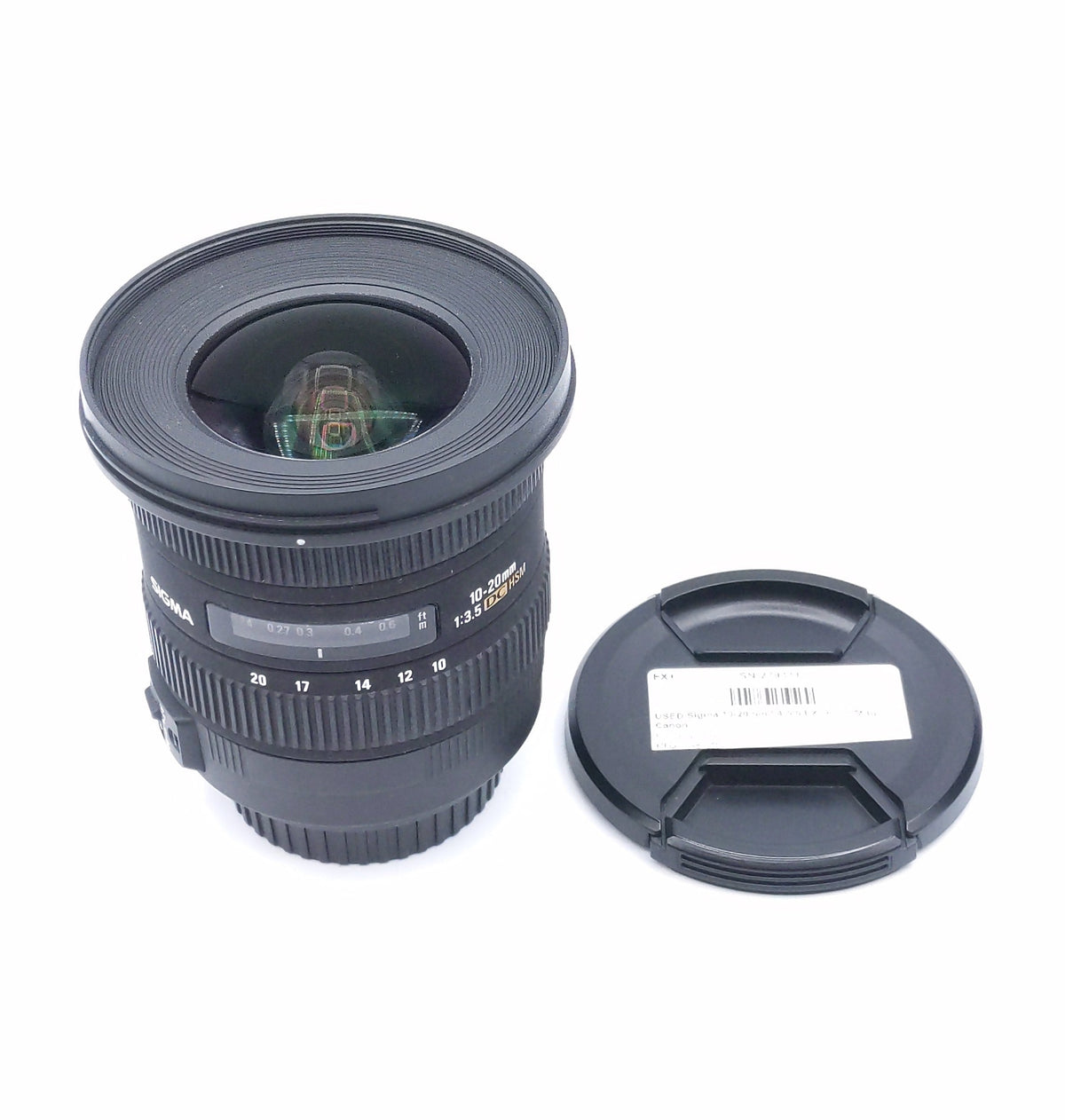 USED Sigma 10-20mm F4-5.6 EX DC HSM for Canon