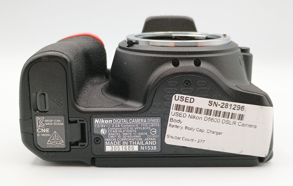 USED Nikon D5600 DSLR Camera Body