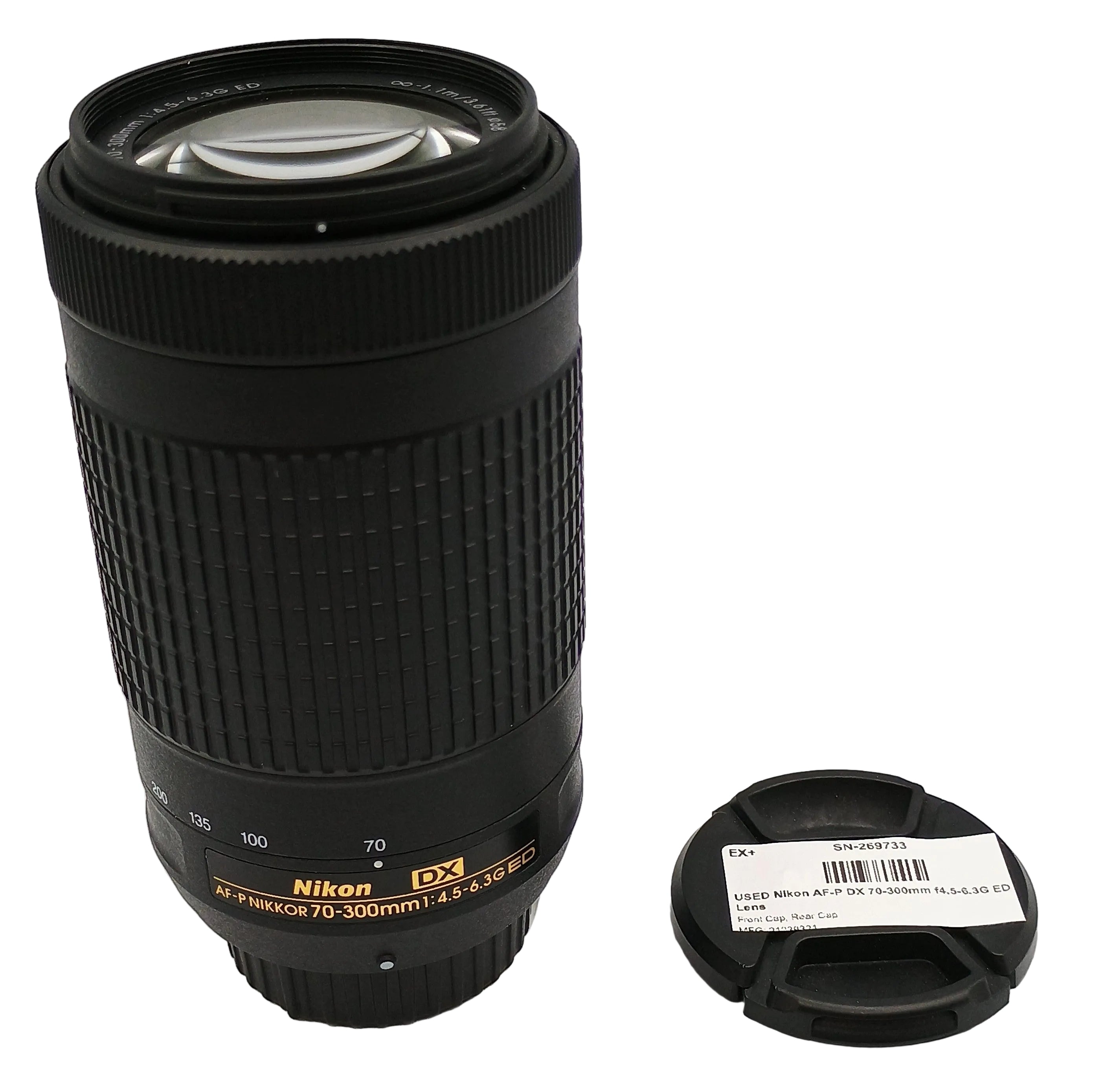 USED Nikon AF-P DX 70-300mm f4.5-6.3G ED Lens
