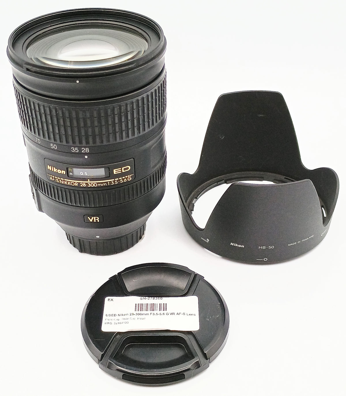 USED Nikon 28-300mm F3.5-5.6 G VR AF-S Lens