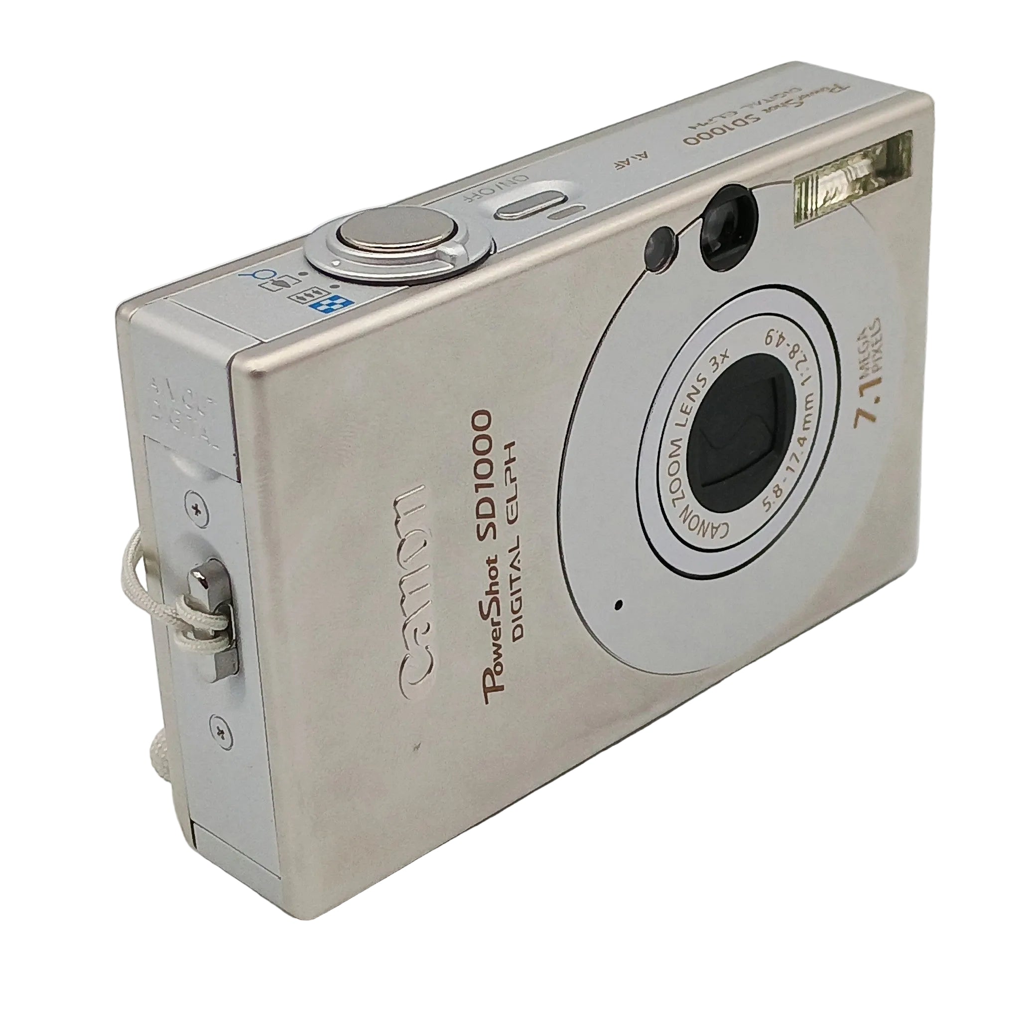 Used Canon Powershot SD1000 Digital Point and Shoot Camera