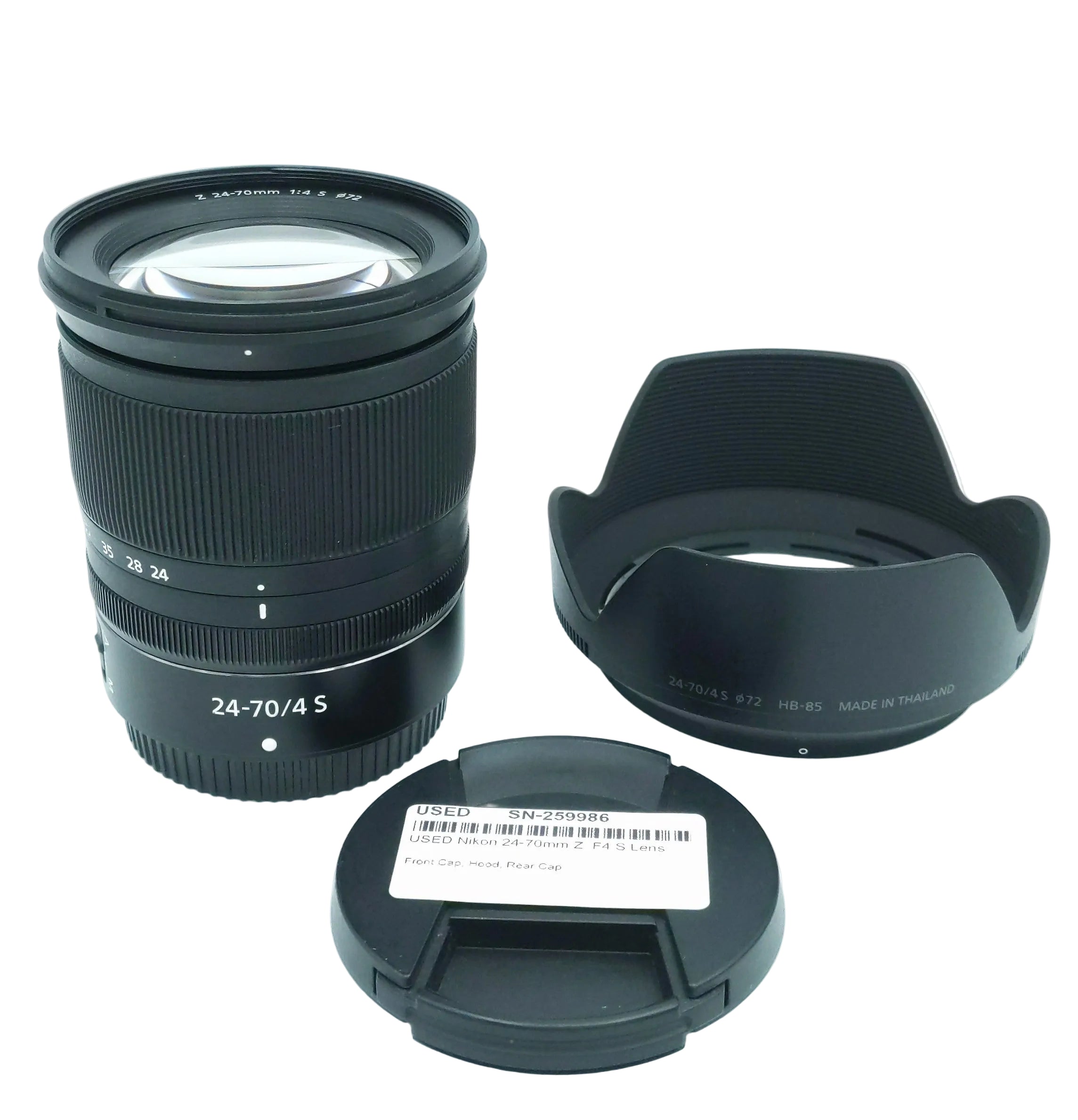 USED Nikon 24-70mm Z  F4 S Lens