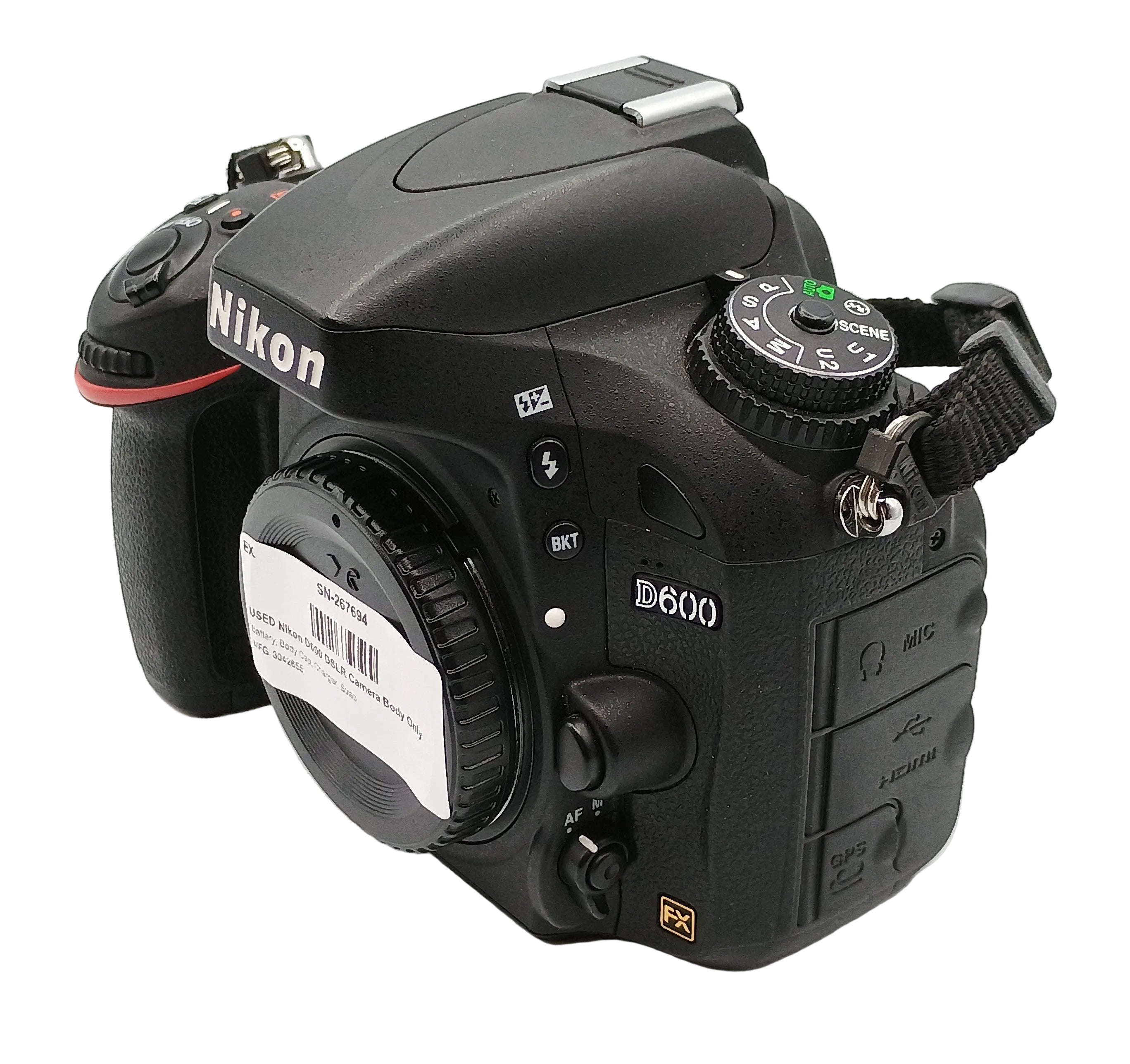 USED Nikon D600 DSLR Camera Body Only