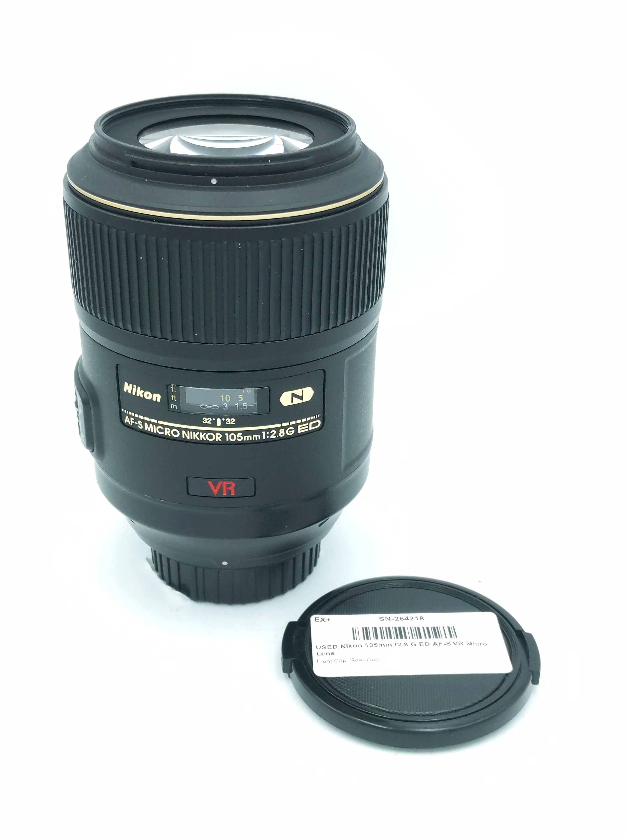 USED Nikon 105mm f2.8 G ED AF-S VR Micro Lens