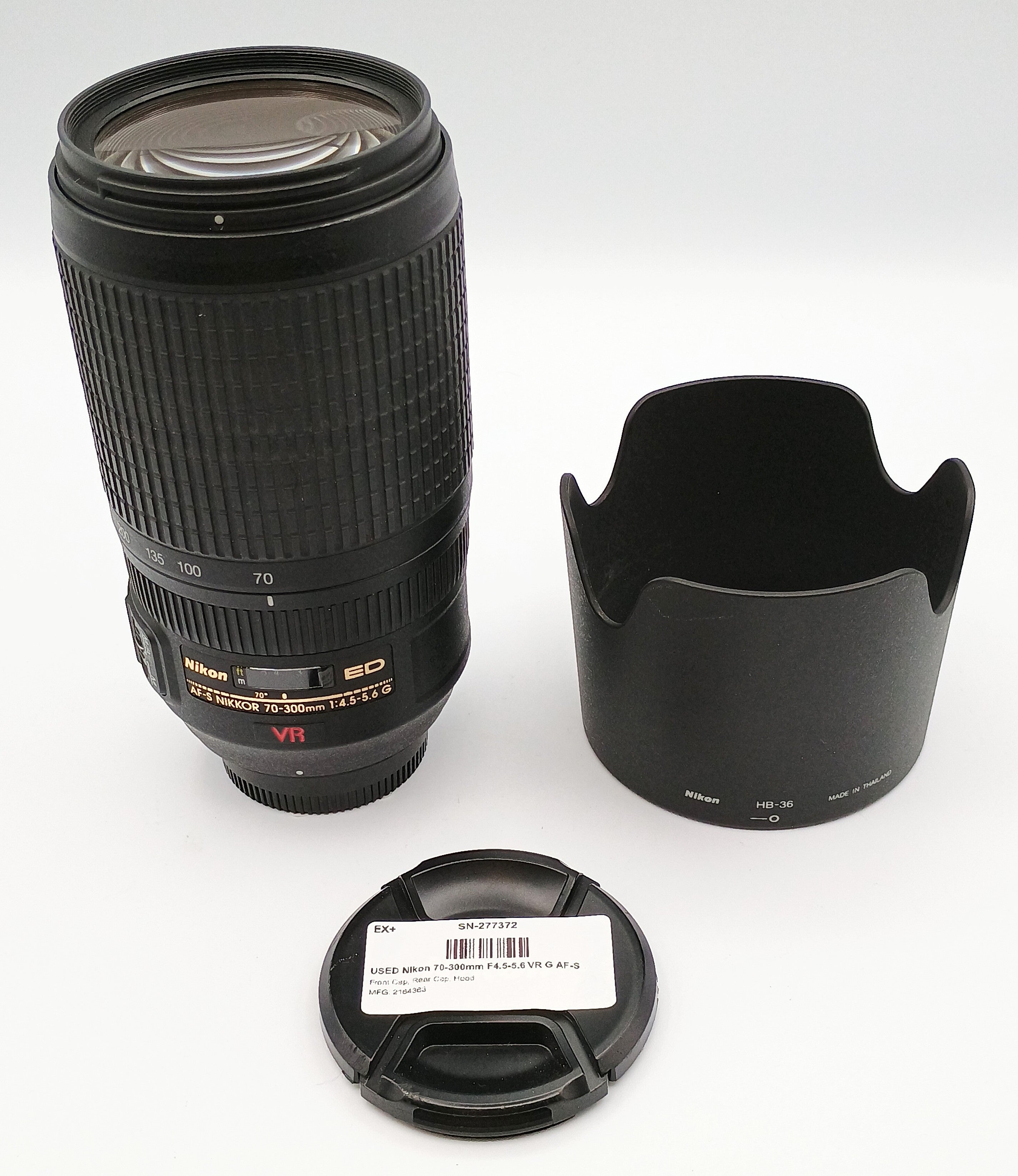 USED Nikon 70-300mm F4.5-5.6 VR G AF-S