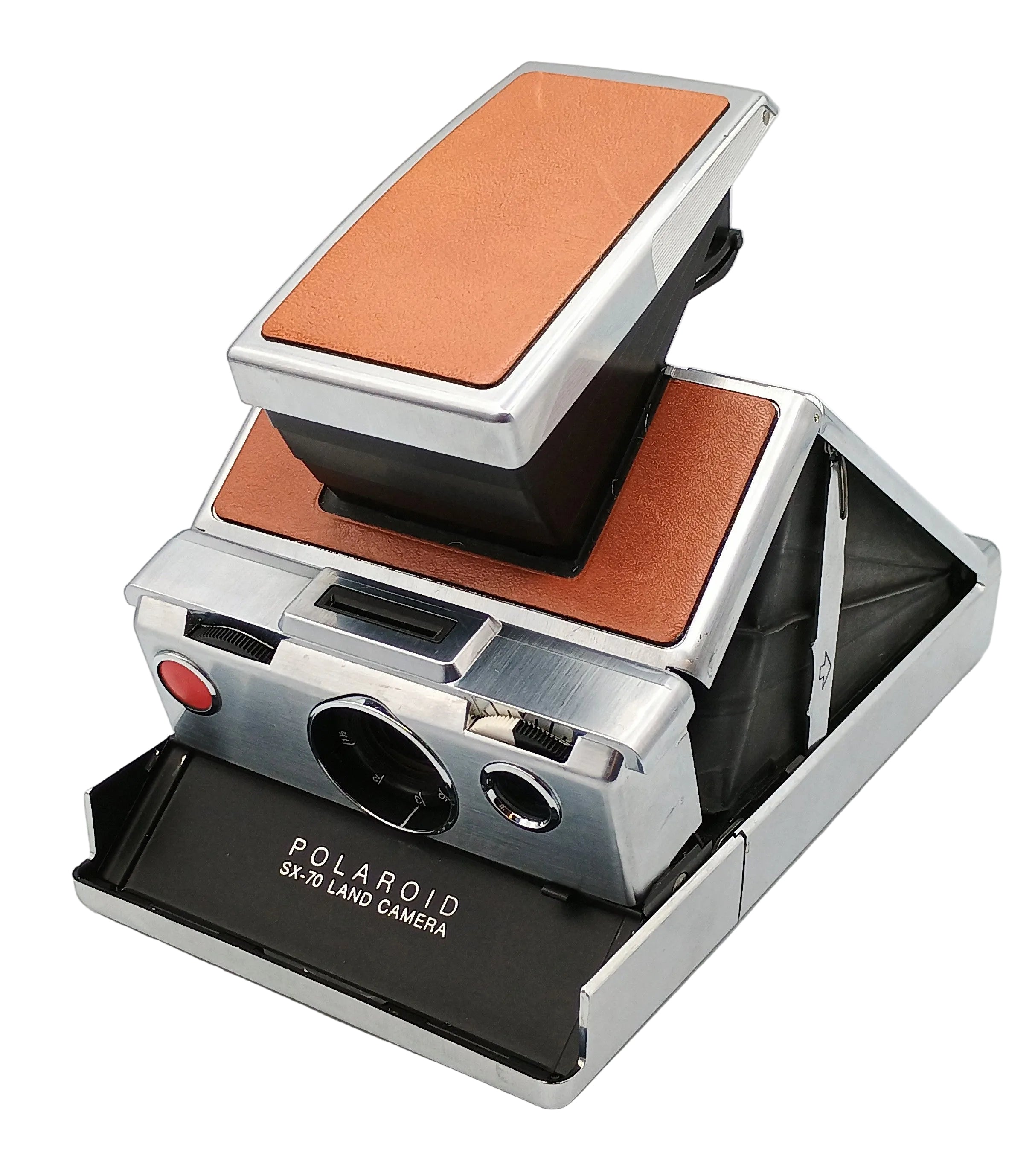 USED Polaroid SX-70 Land Camera w/ Leather Case