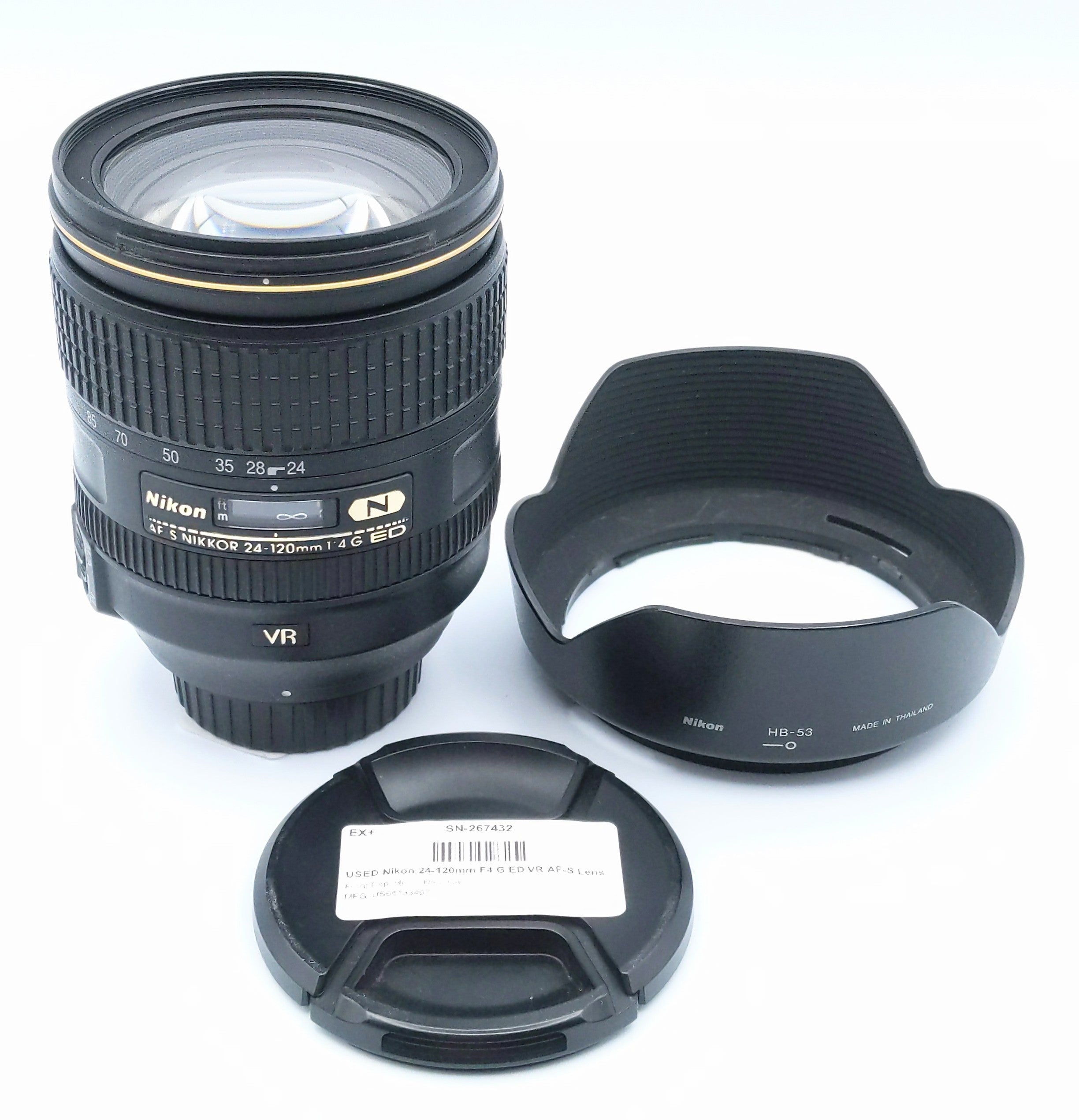 USED Nikon 24-120mm F4 G ED VR AF-S Lens
