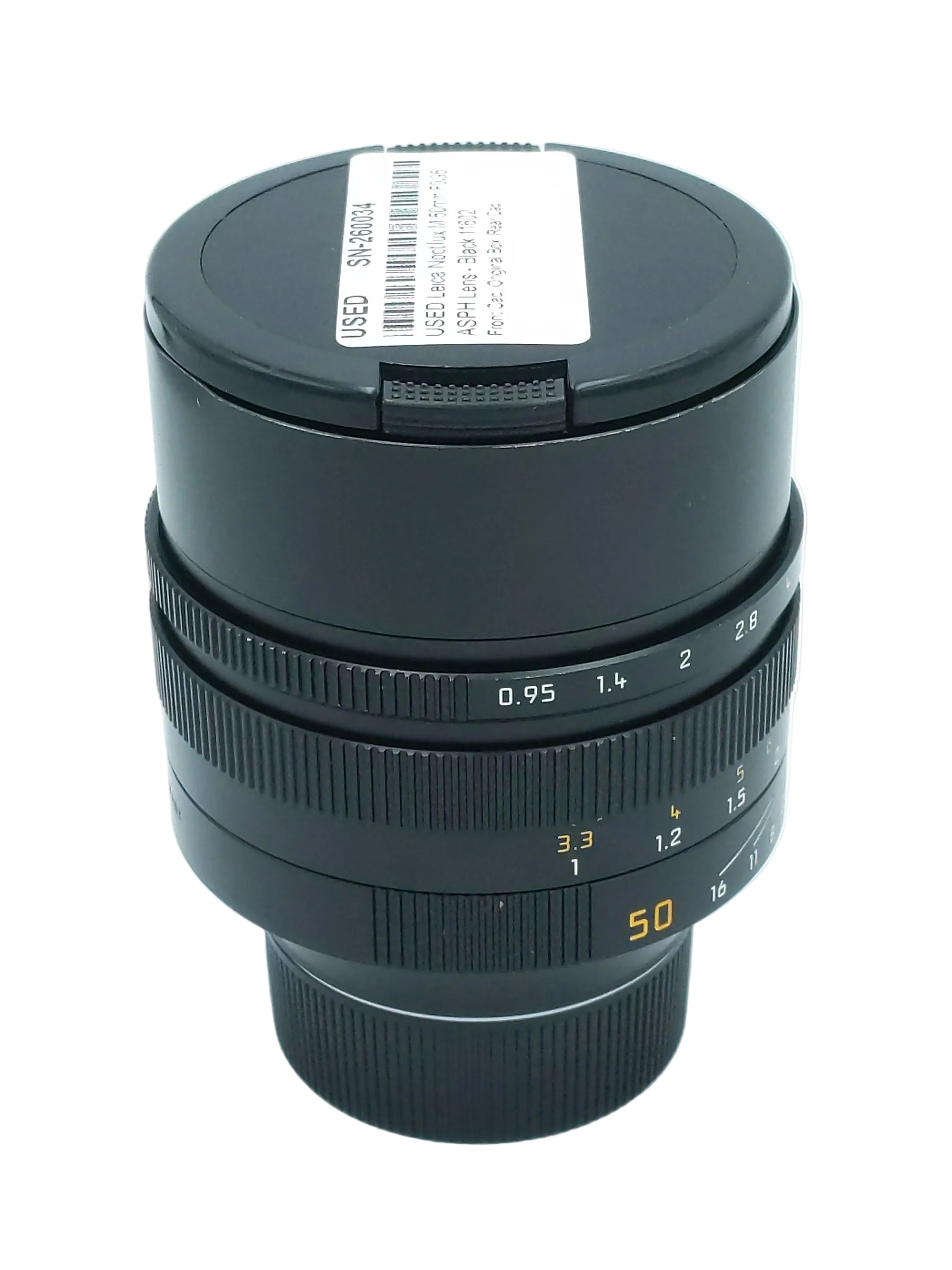 USED Leica Noctilux M 50mm F0.95 ASPH Lens - Black 11602