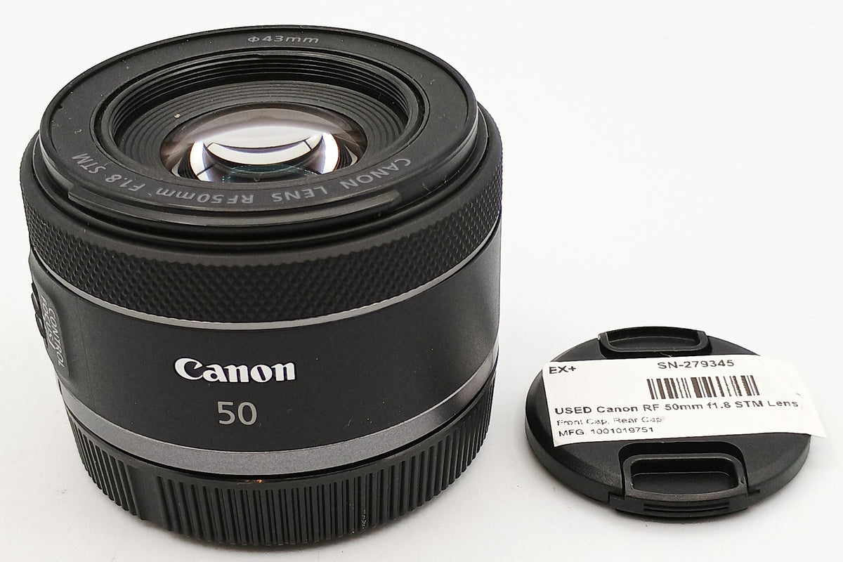 USED Canon RF 50mm f1.8 STM Lens